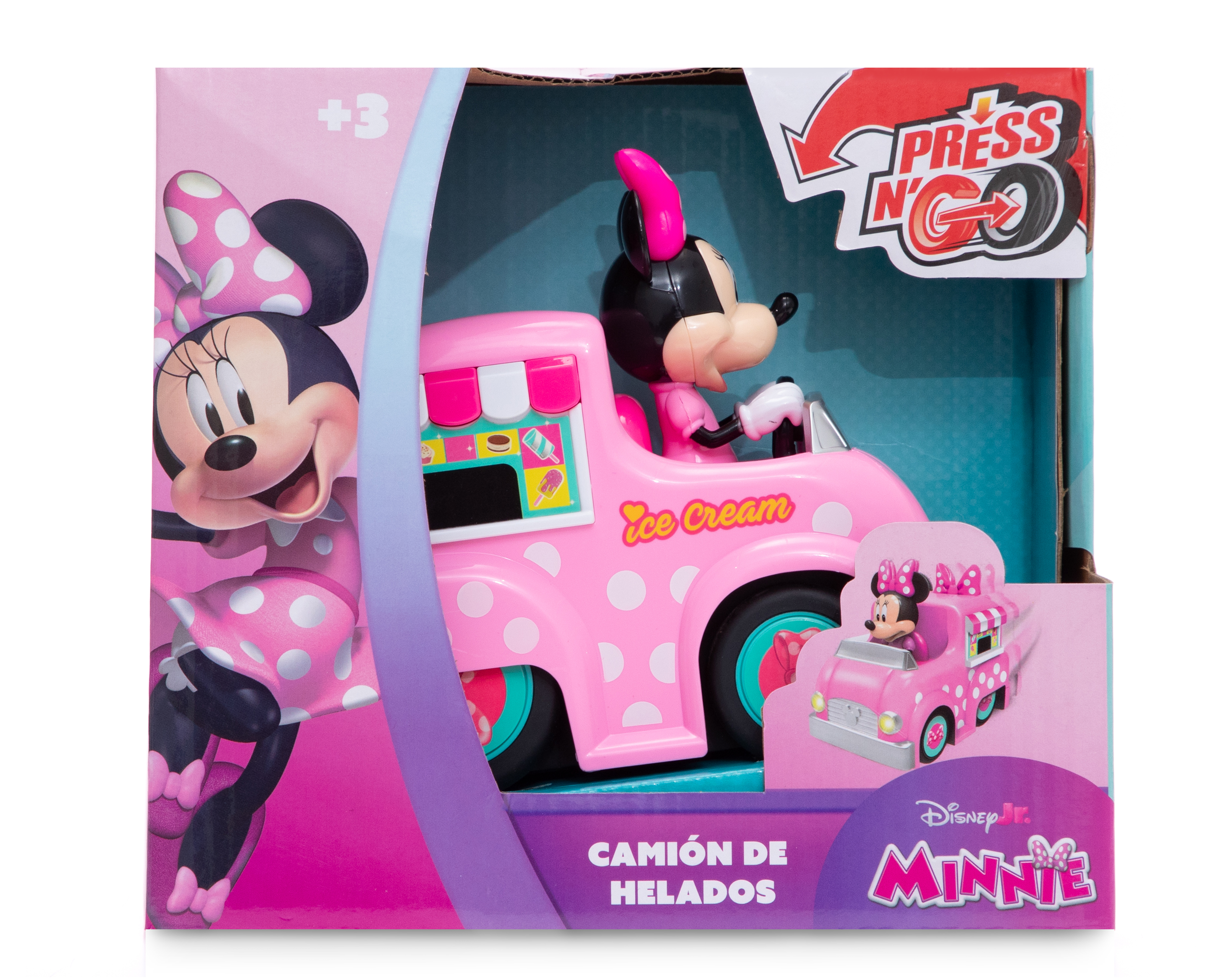 Foto 4 pulgar | Foto 3 | Camión de Helados Disney Minnie Mouse con Luz y Sonido