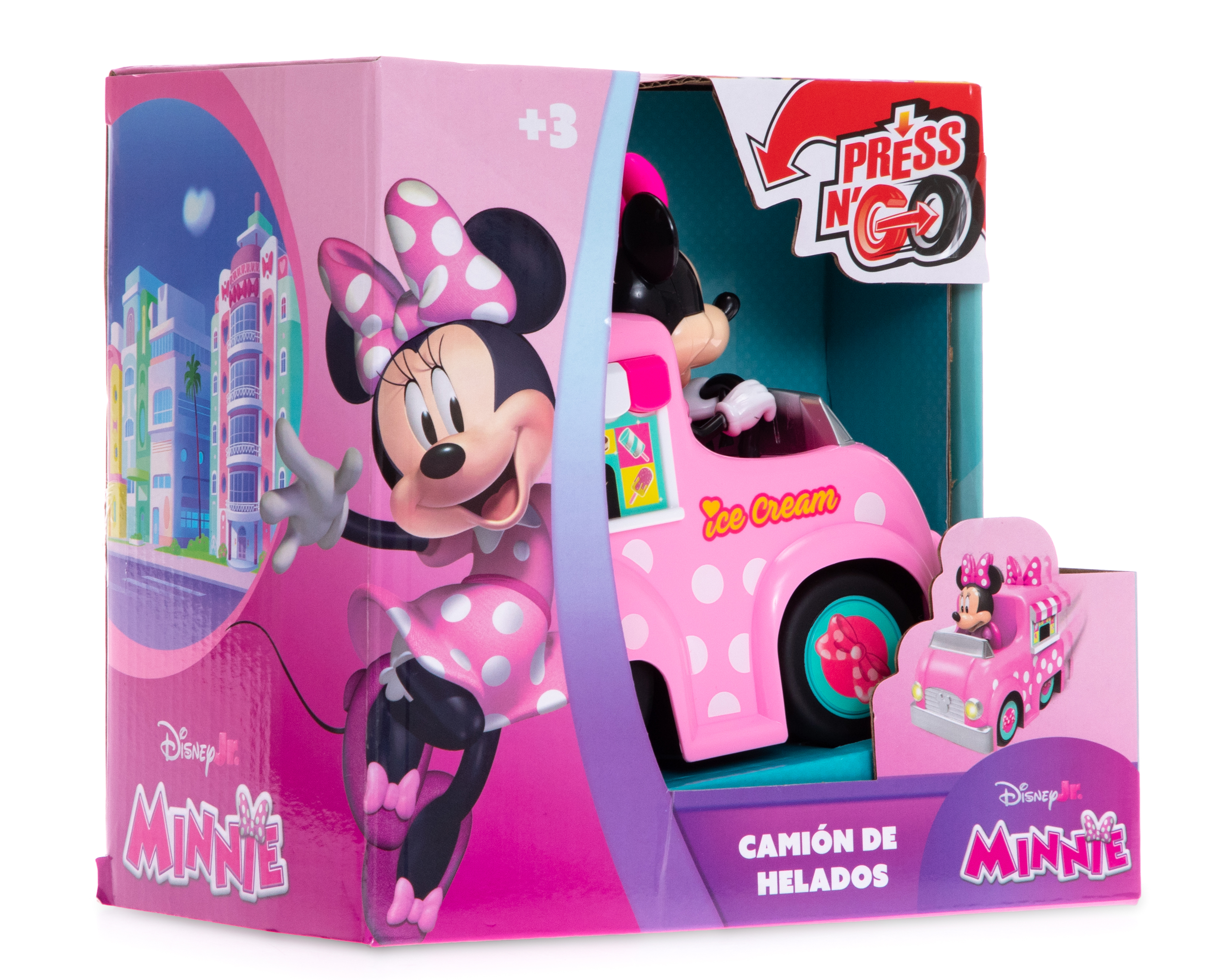 Foto 6 pulgar | Foto 5 | Camión de Helados Disney Minnie Mouse con Luz y Sonido