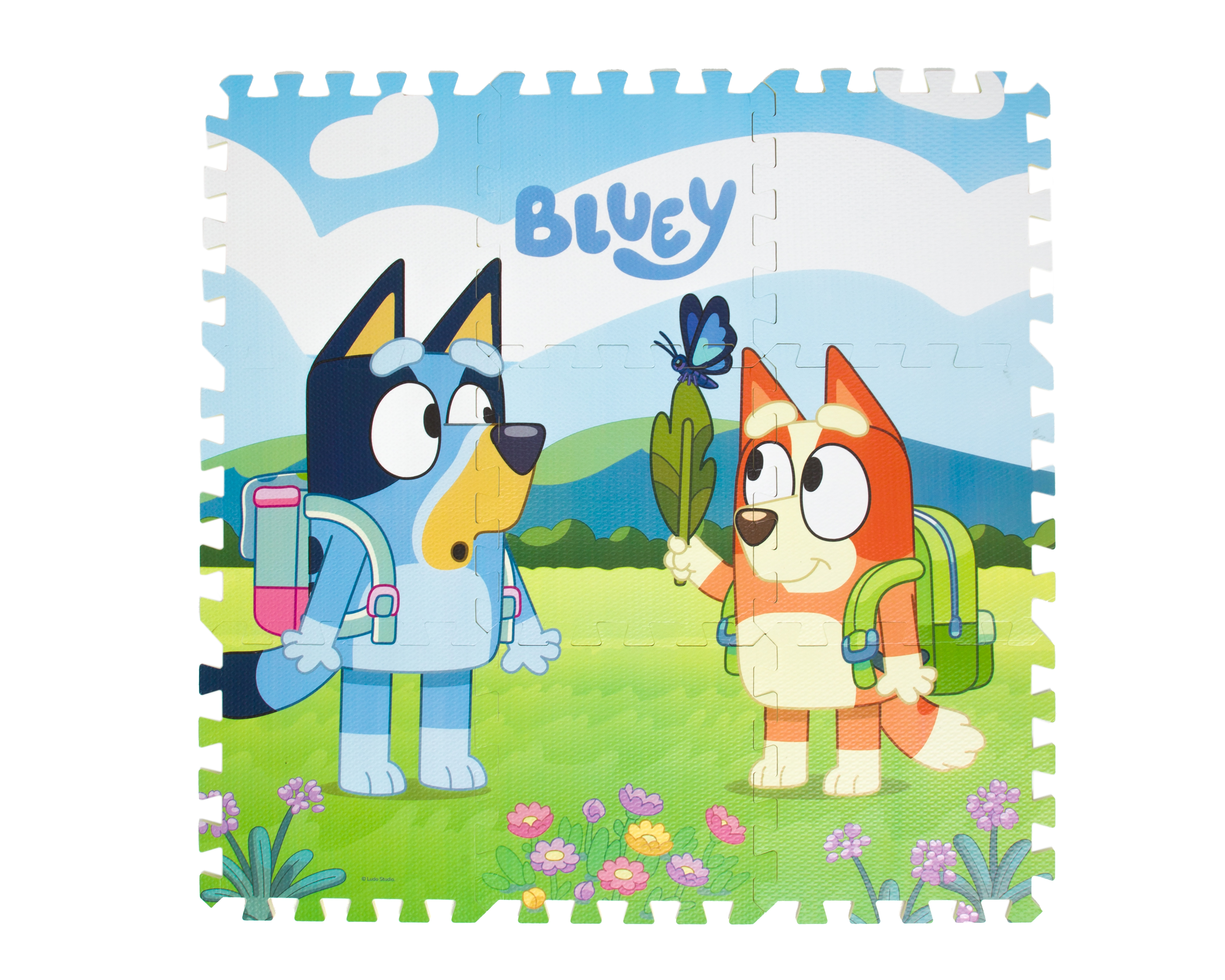 Tapete Infantil Bluey 9 Piezas