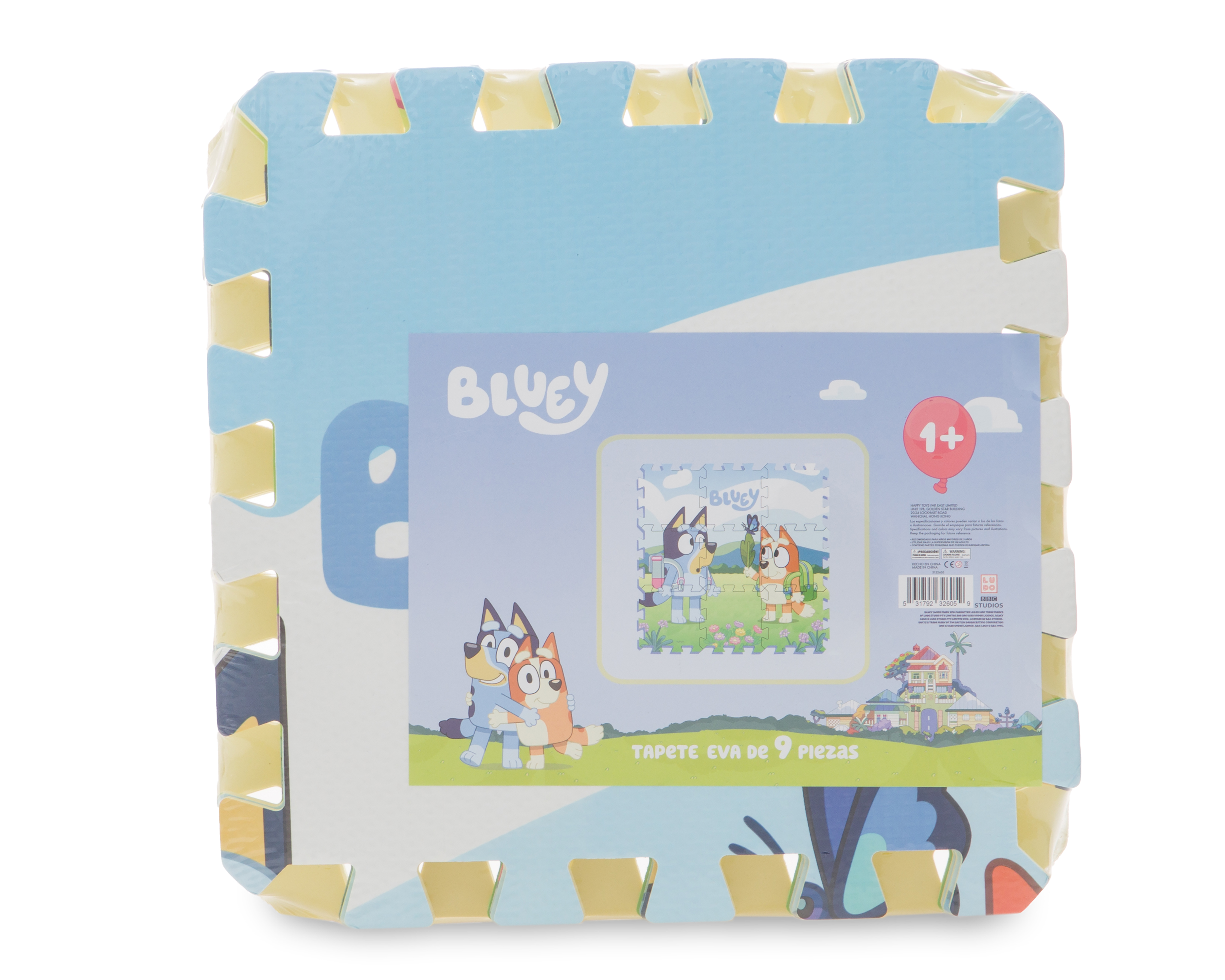 Foto 2 | Foto 2 | Tapete Infantil Bluey 9 Piezas