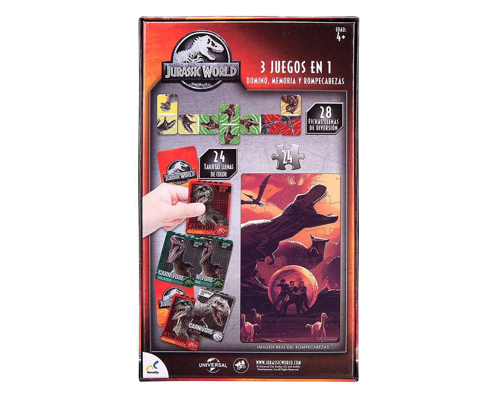 Foto 4 pulgar | Foto 3 | Juego 3 en 1 Jurassic World