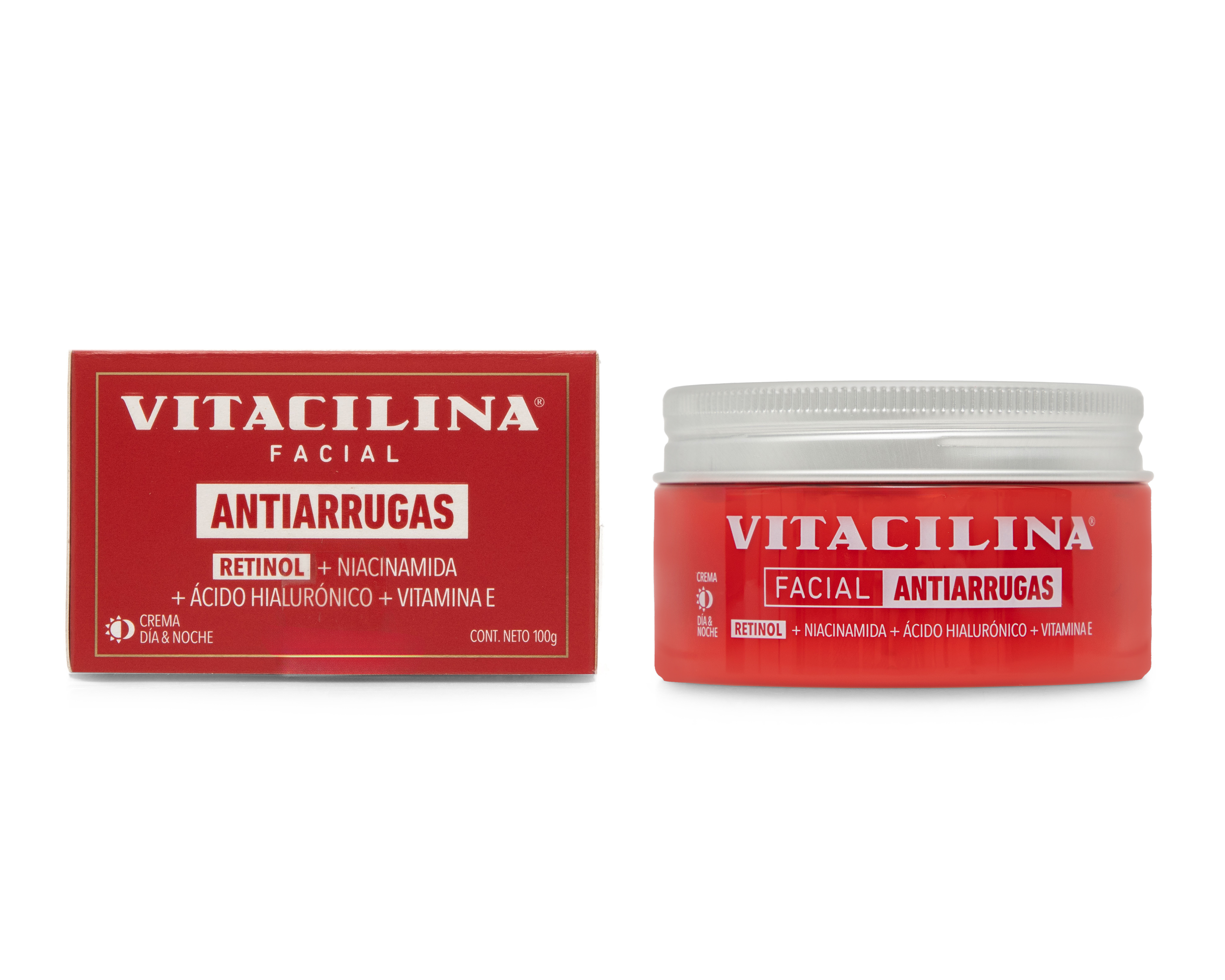 Crema Facial Antiarrugas Vitacilina 100 g
