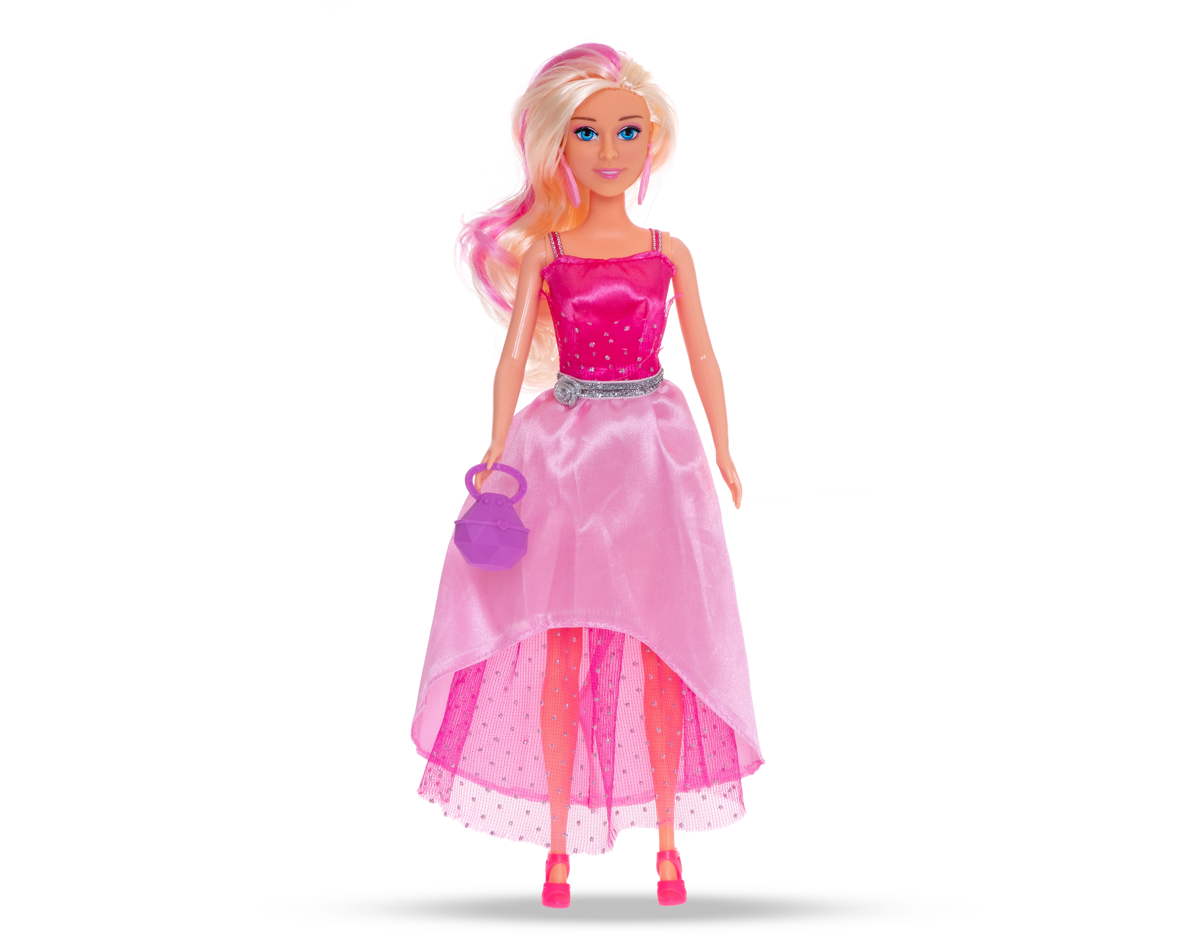 Foto 2 pulgar | Foto 1 | Muñeca Belúla con Vestido Rosa