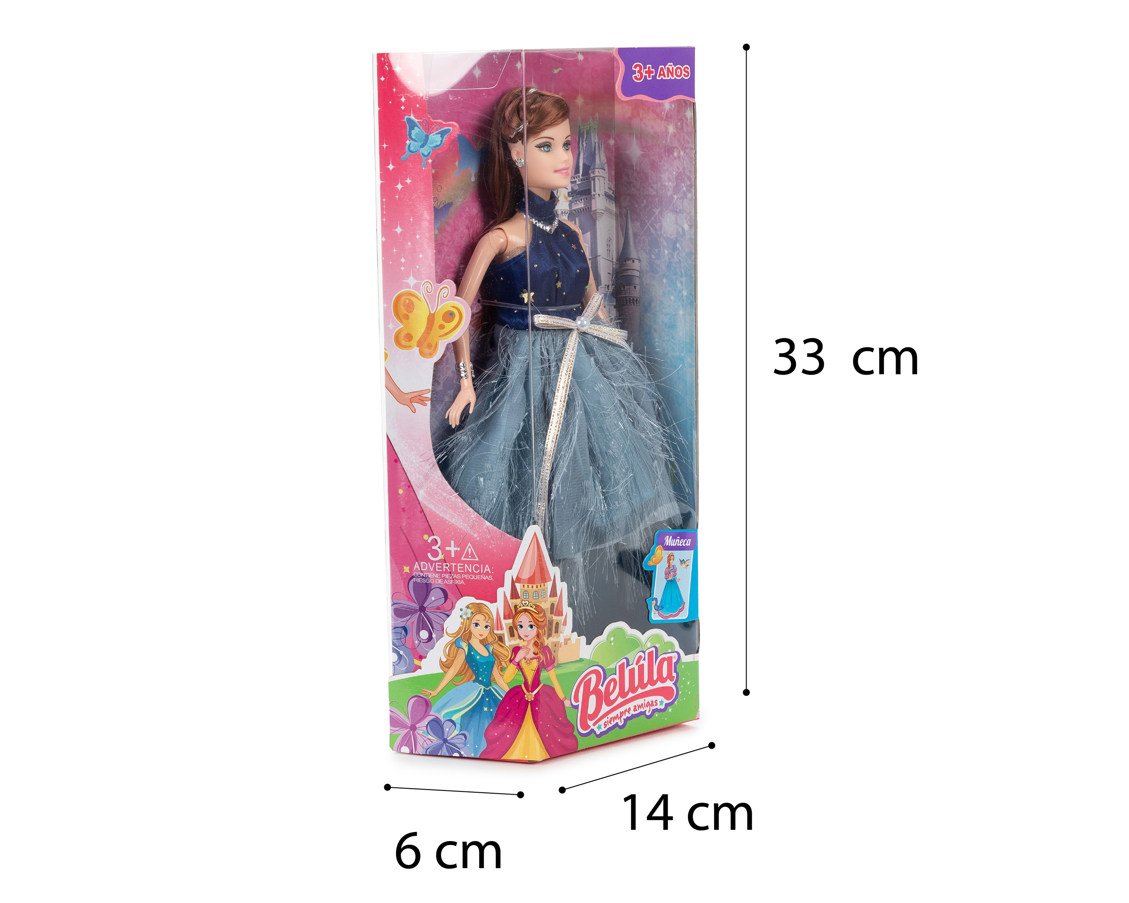 Foto 5 pulgar | Foto 4 | Muñeca Belúla Princesa