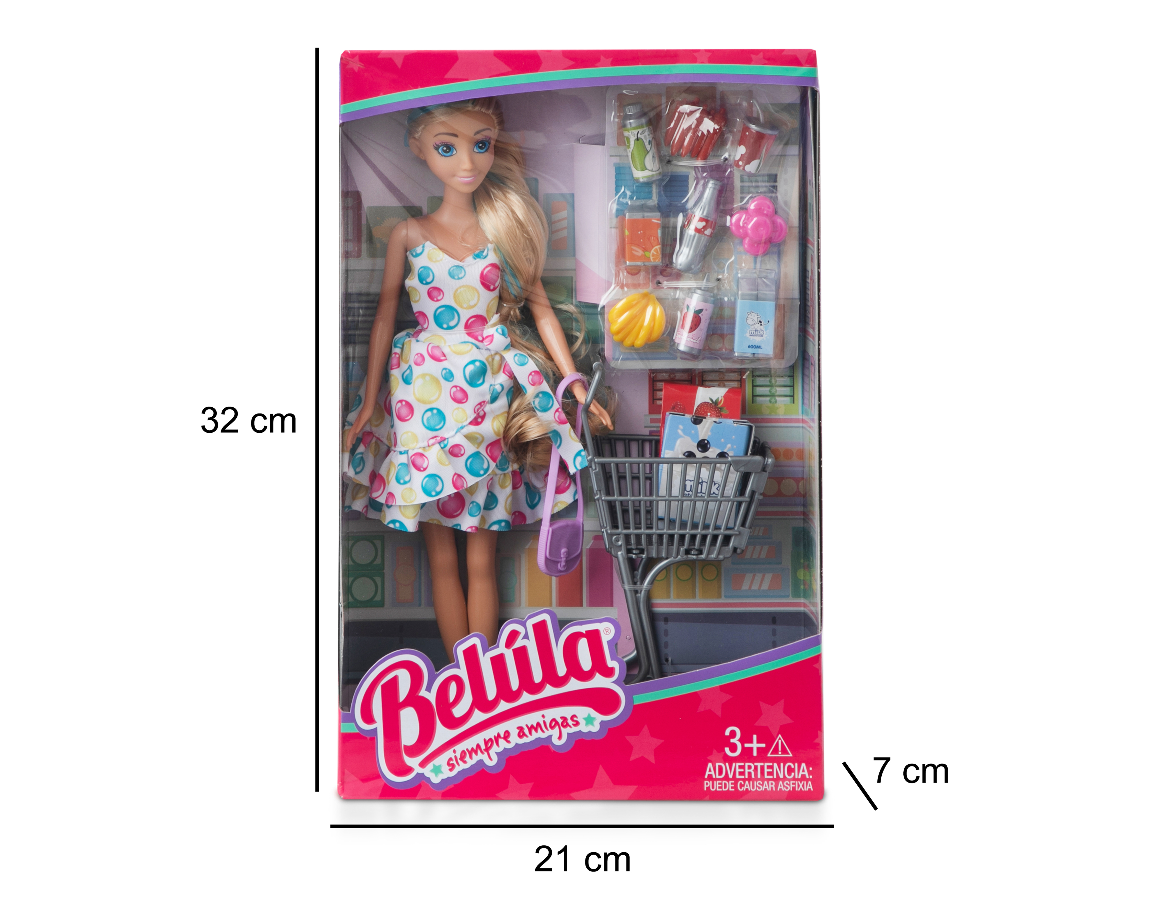 Foto 6 pulgar | Foto 5 | Muñeca Belúla con Accesorios