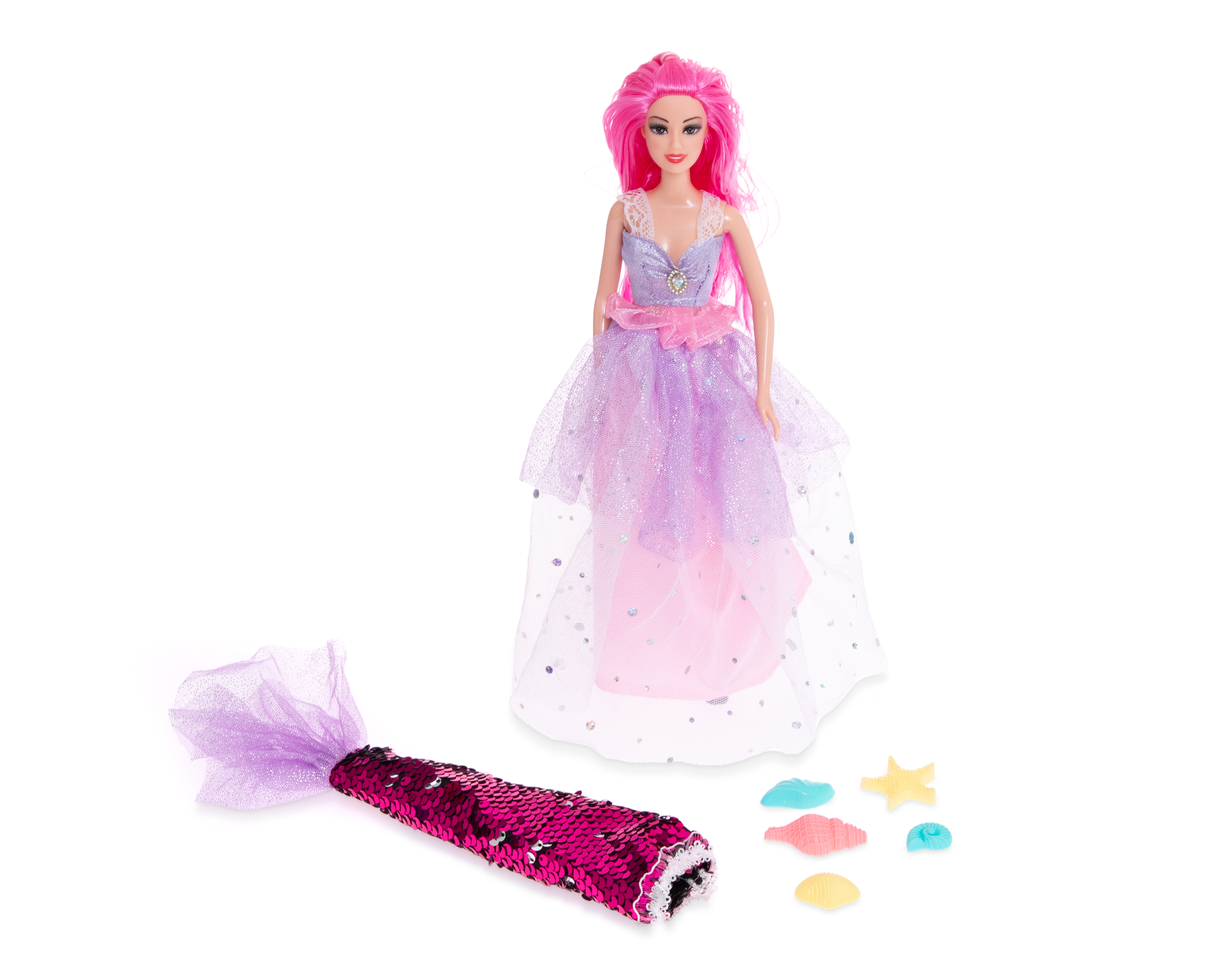 Foto 2 pulgar | Foto 1 | Muñeca Belúla Sirena con Accesorios