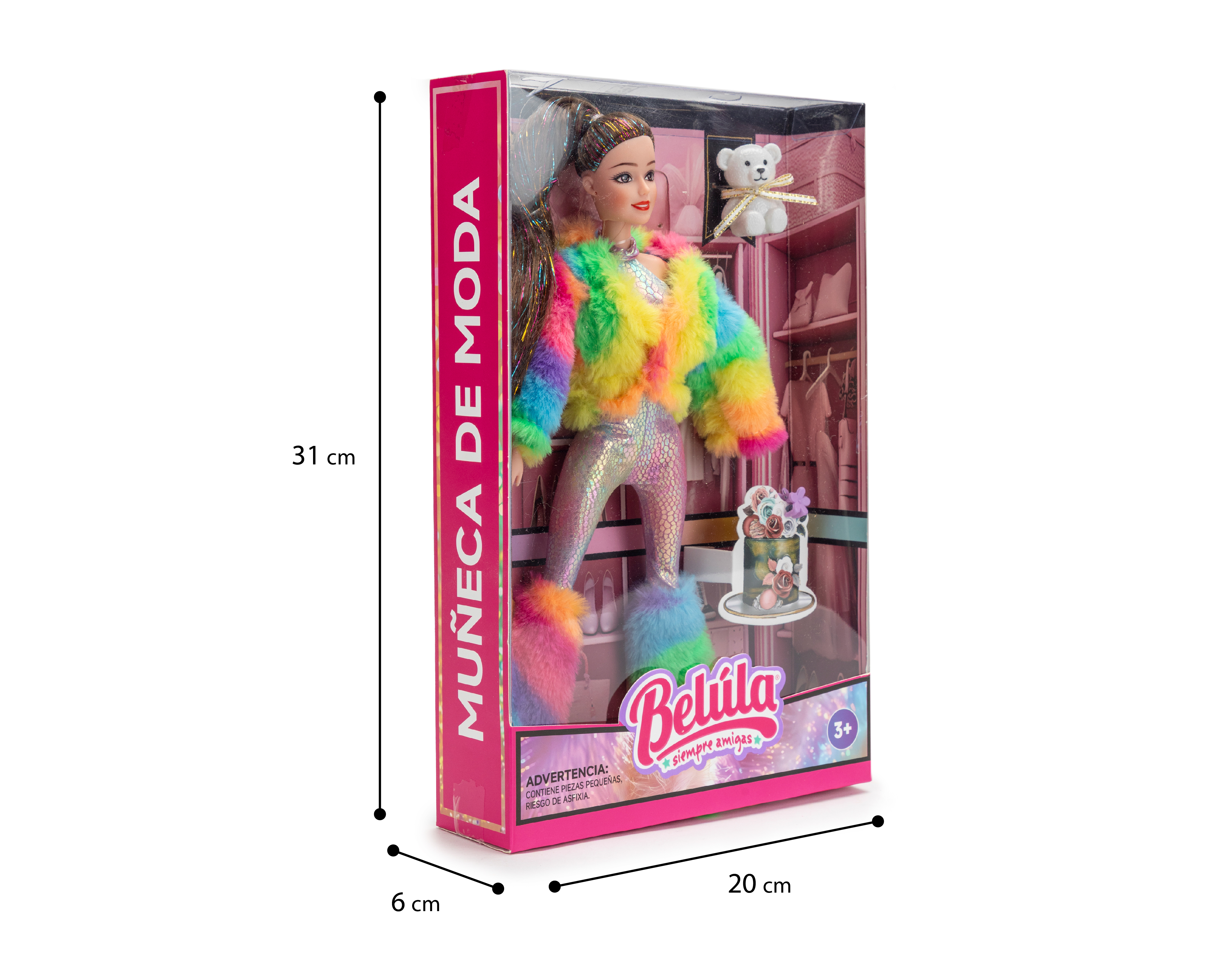 Foto 7 pulgar | Foto 6 | Muñeca Belúla con Accesorios