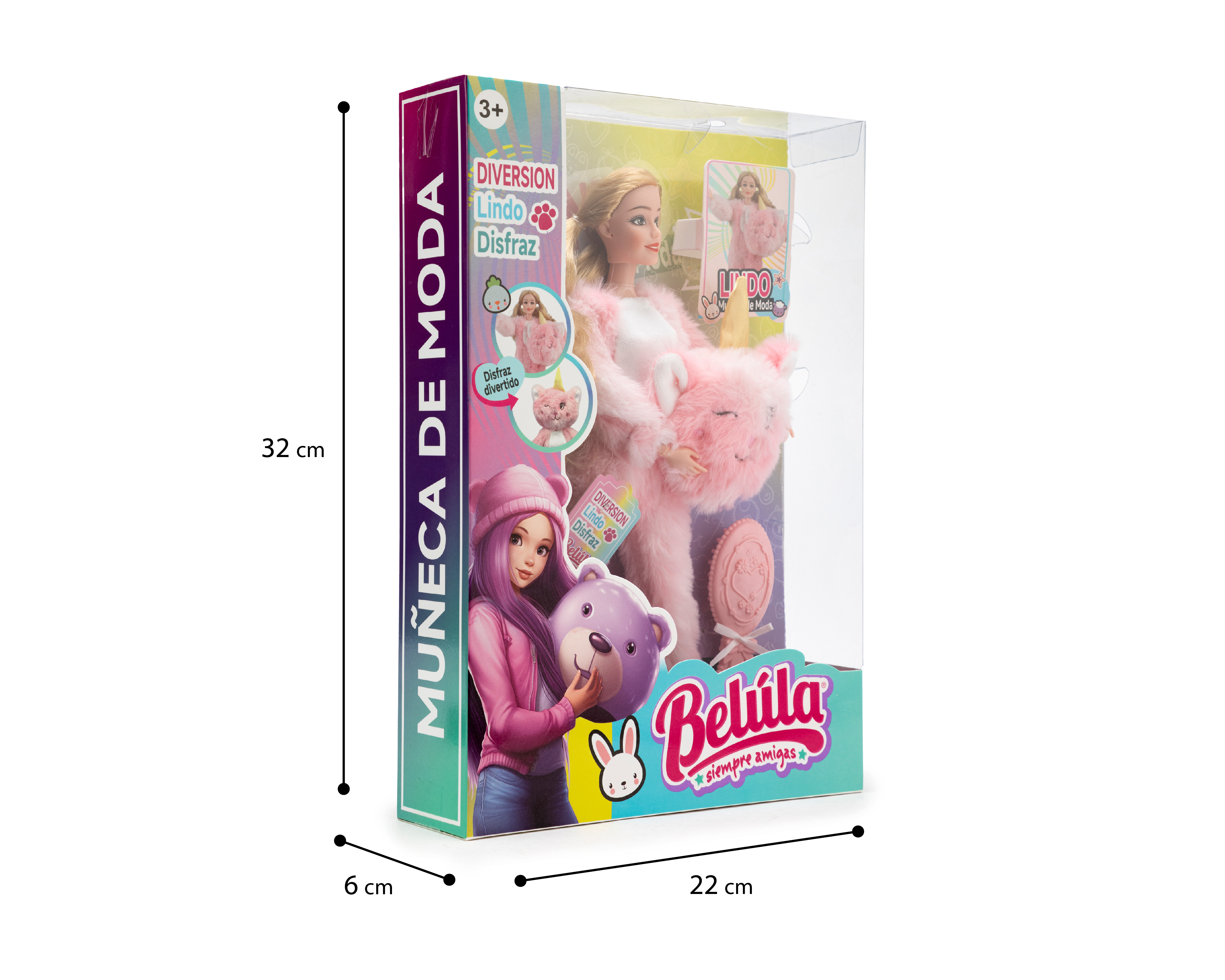 Foto 7 pulgar | Foto 6 | Muñeca Belúla con Accesorio