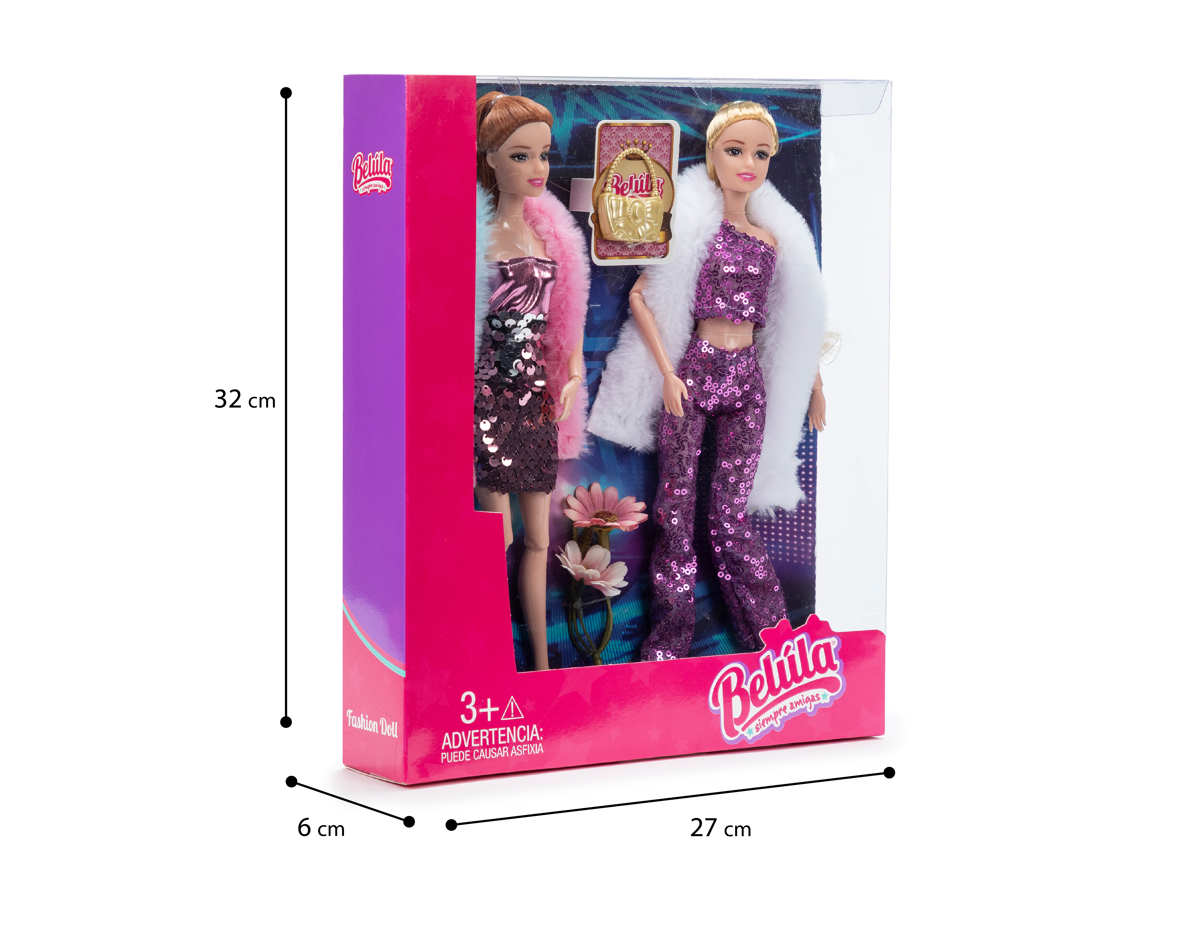 Foto 7 pulgar | Foto 6 | Muñeca Belúla 2 Piezas