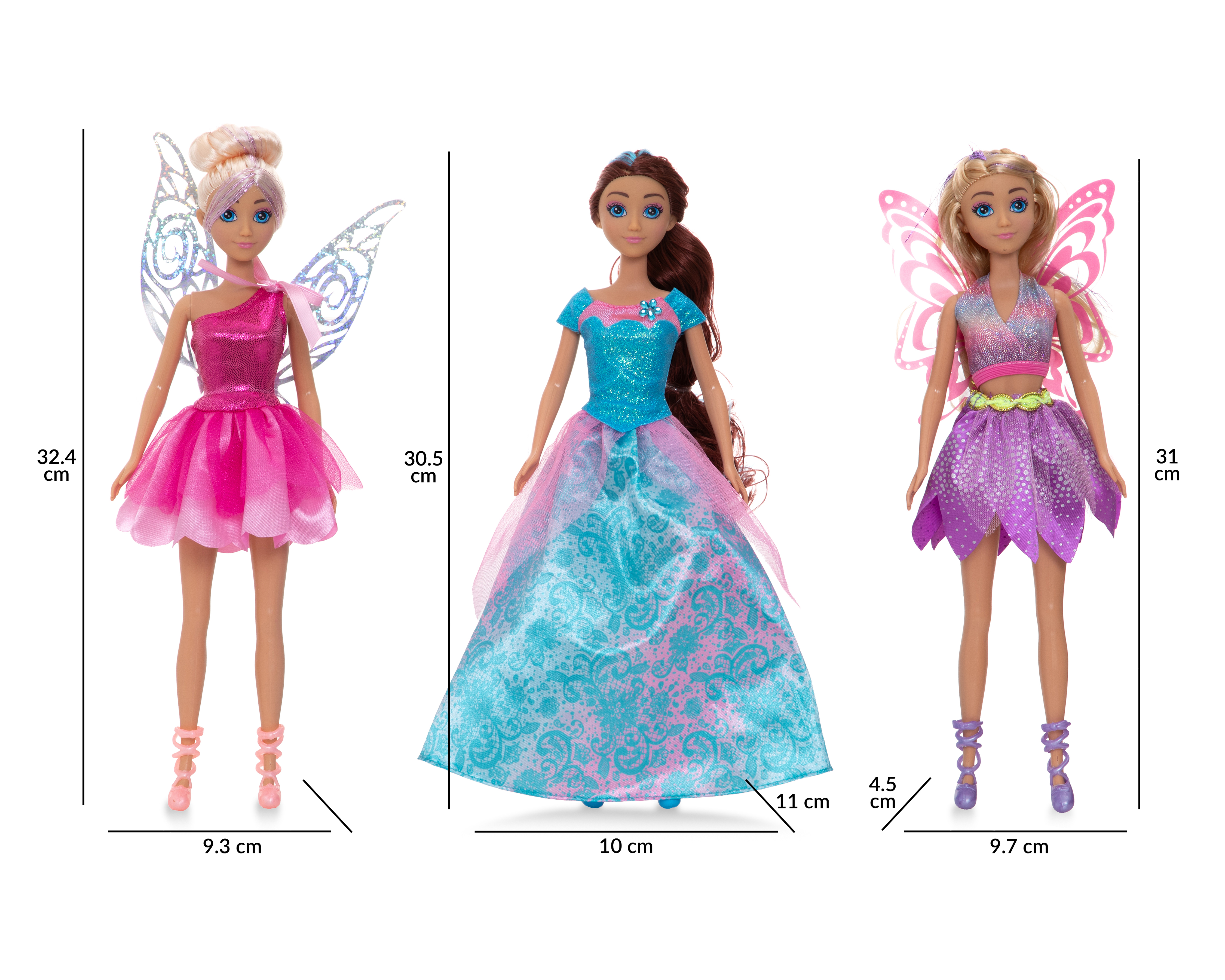 Foto 6 | Foto 6 | Muñeca Belúla 3 Piezas