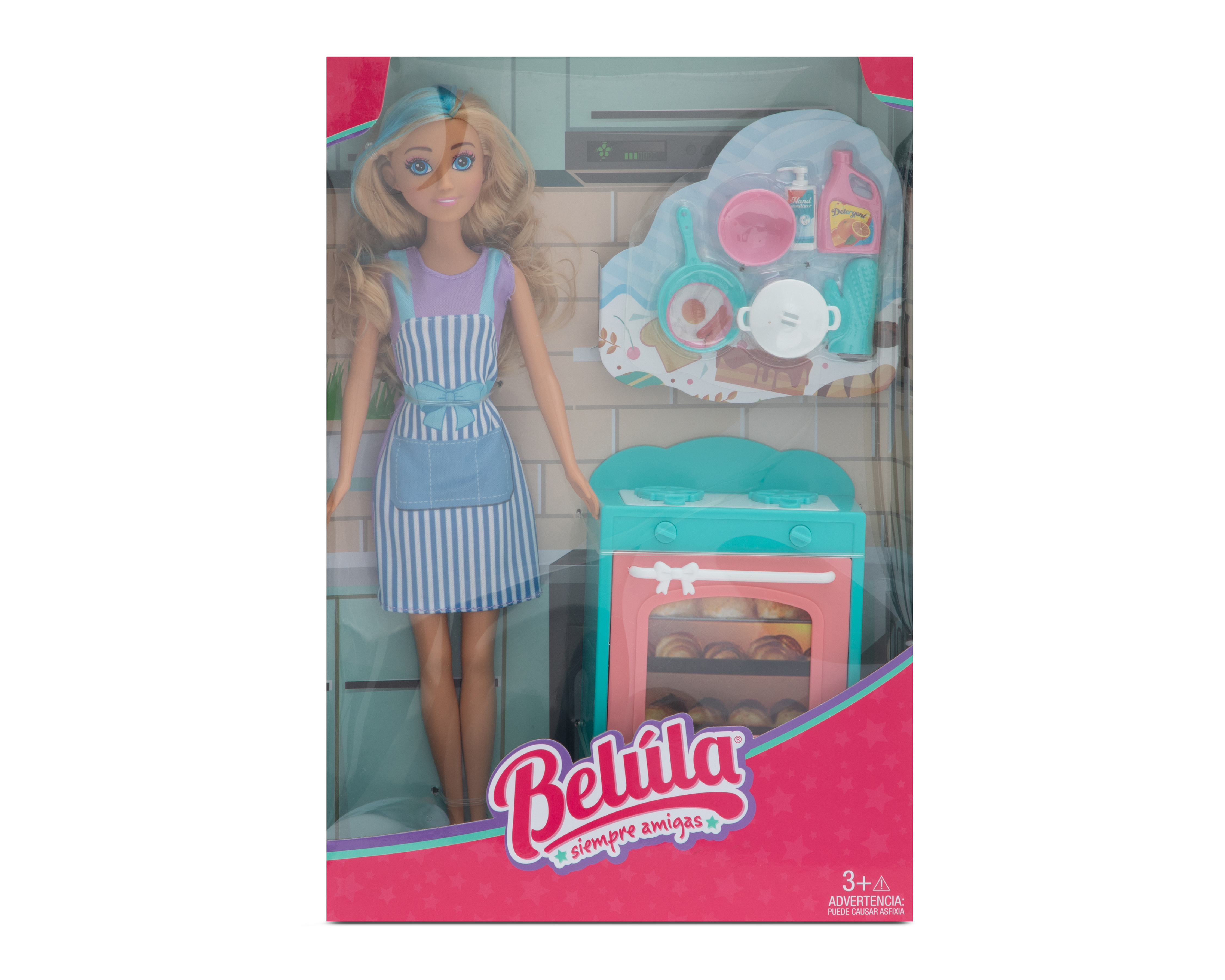 Foto 5 pulgar | Foto 4 | Muñeca Belúla con Estufa y Accesorios