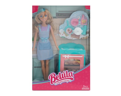Foto 4 | Foto 4 | Muñeca Belúla con Estufa y Accesorios