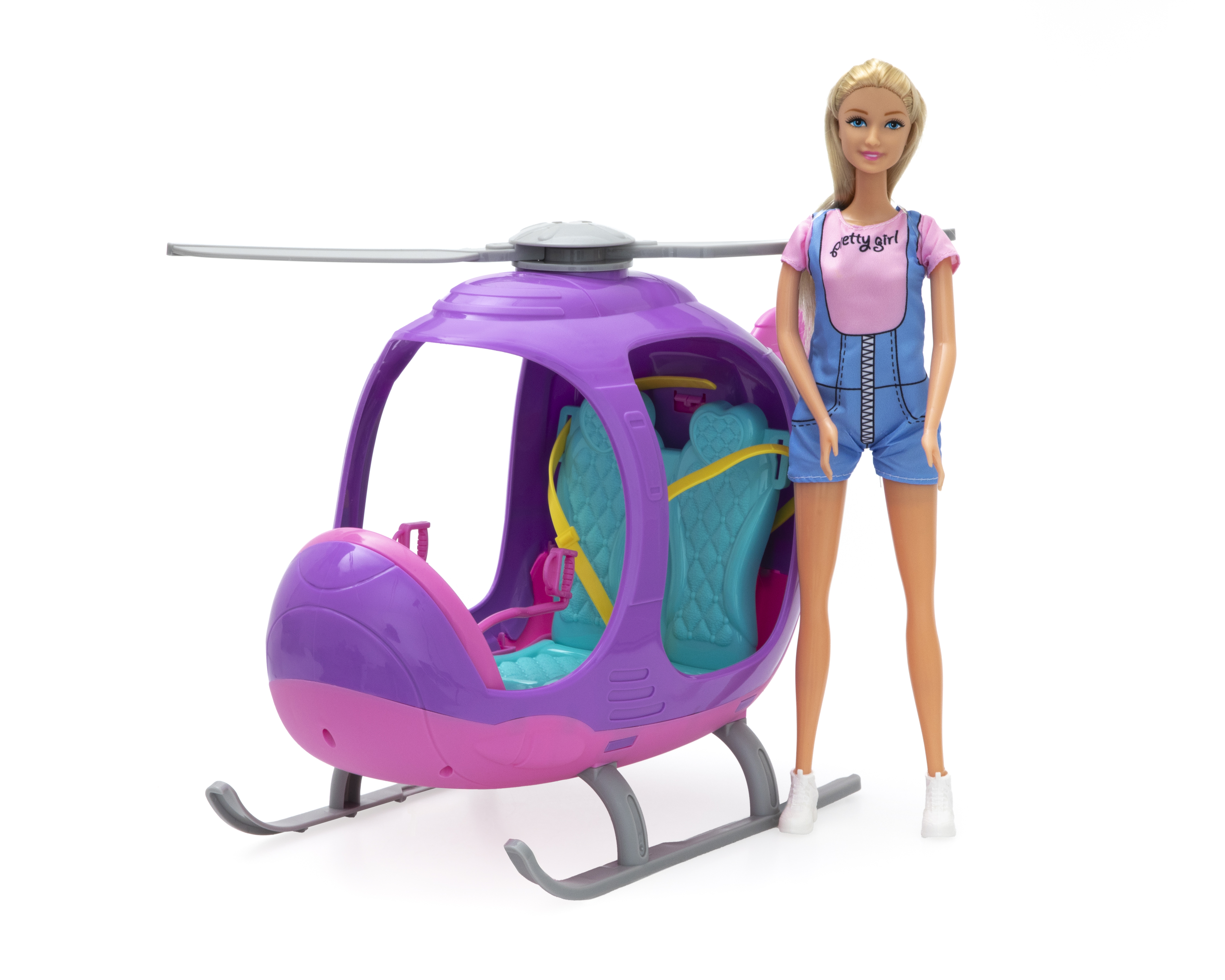Muñeca Belúla con Helicóptero