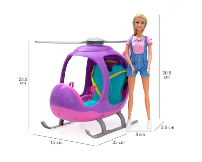 Foto 6 | Foto 6 | Muñeca Belúla con Helicóptero
