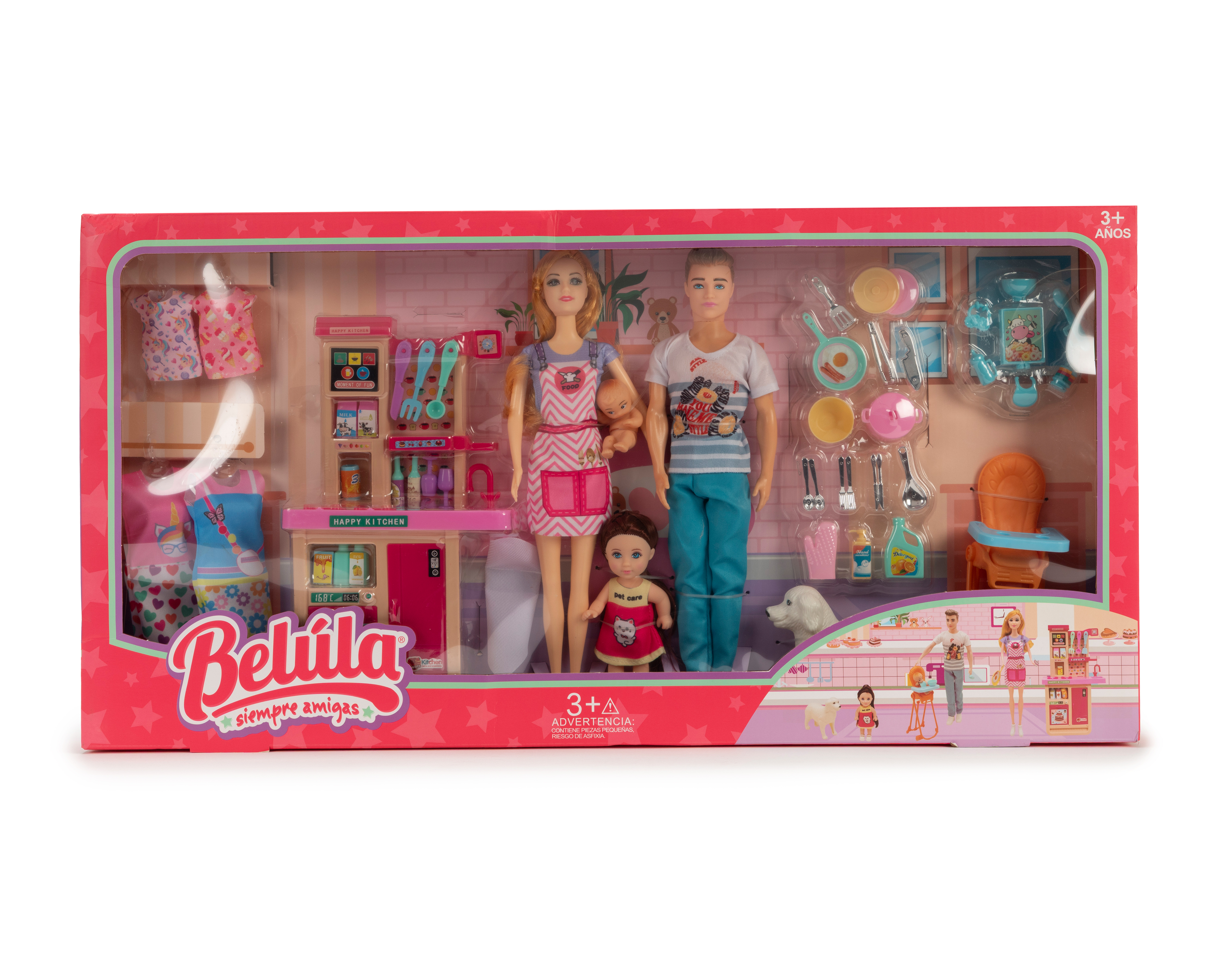 Foto 5 pulgar | Foto 4 | Muñecos Belúla con Accesorios