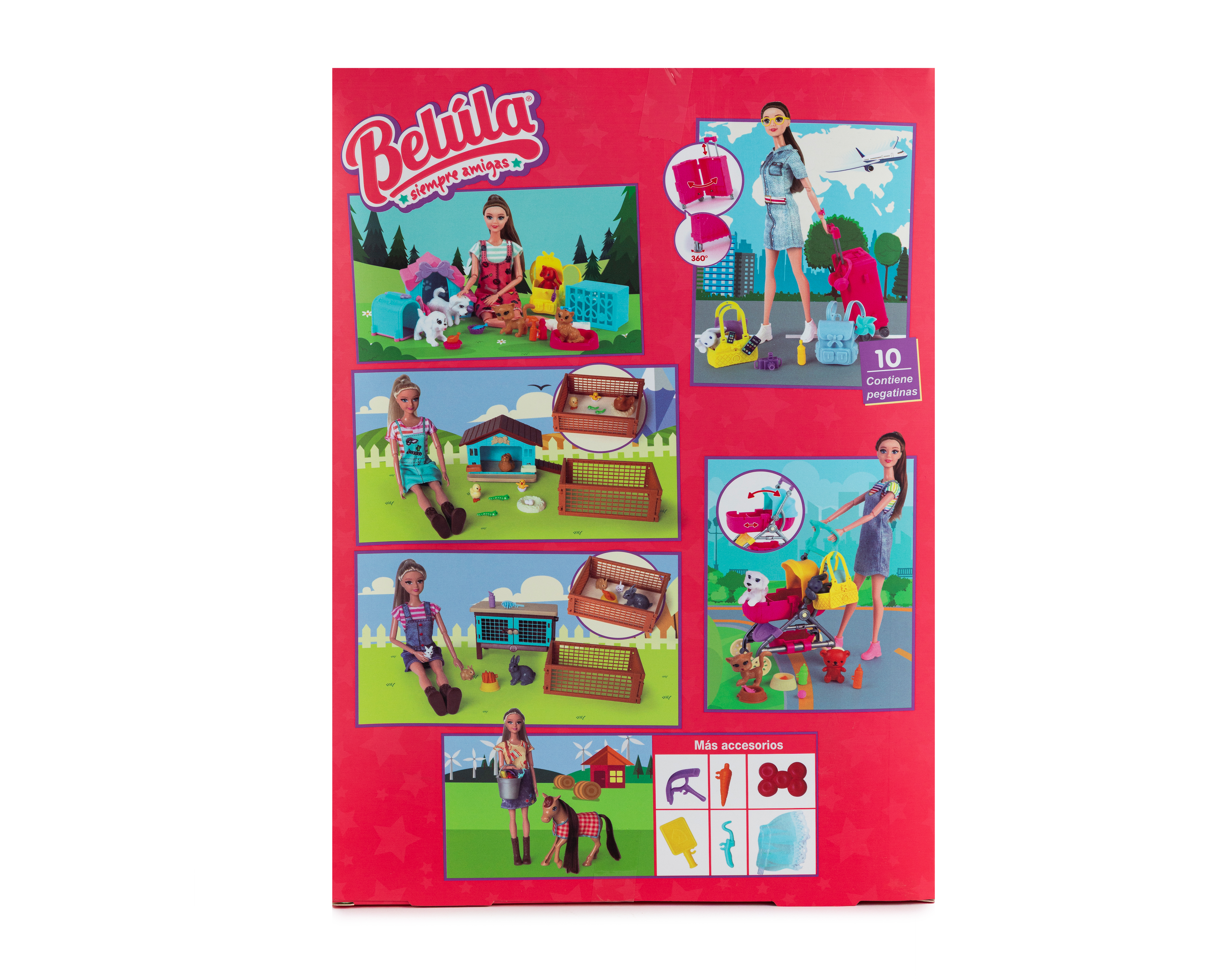 Foto 6 pulgar | Foto 5 | Muñeca Belúla Patinadora 3 Piezas con Accesorios