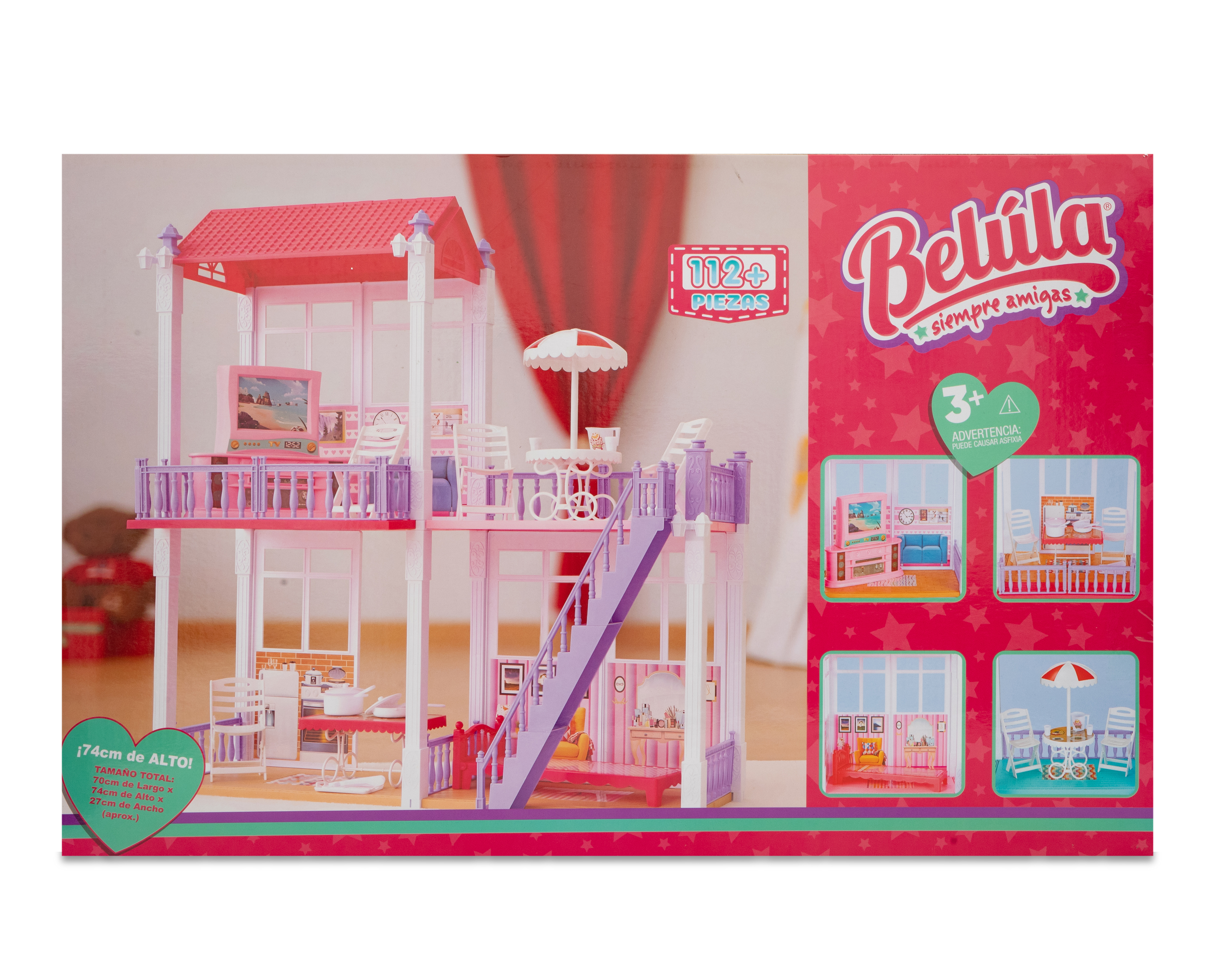 Foto 2 | Foto 2 | Casa de Muñecas Belúla Siempre Amigas Rosa