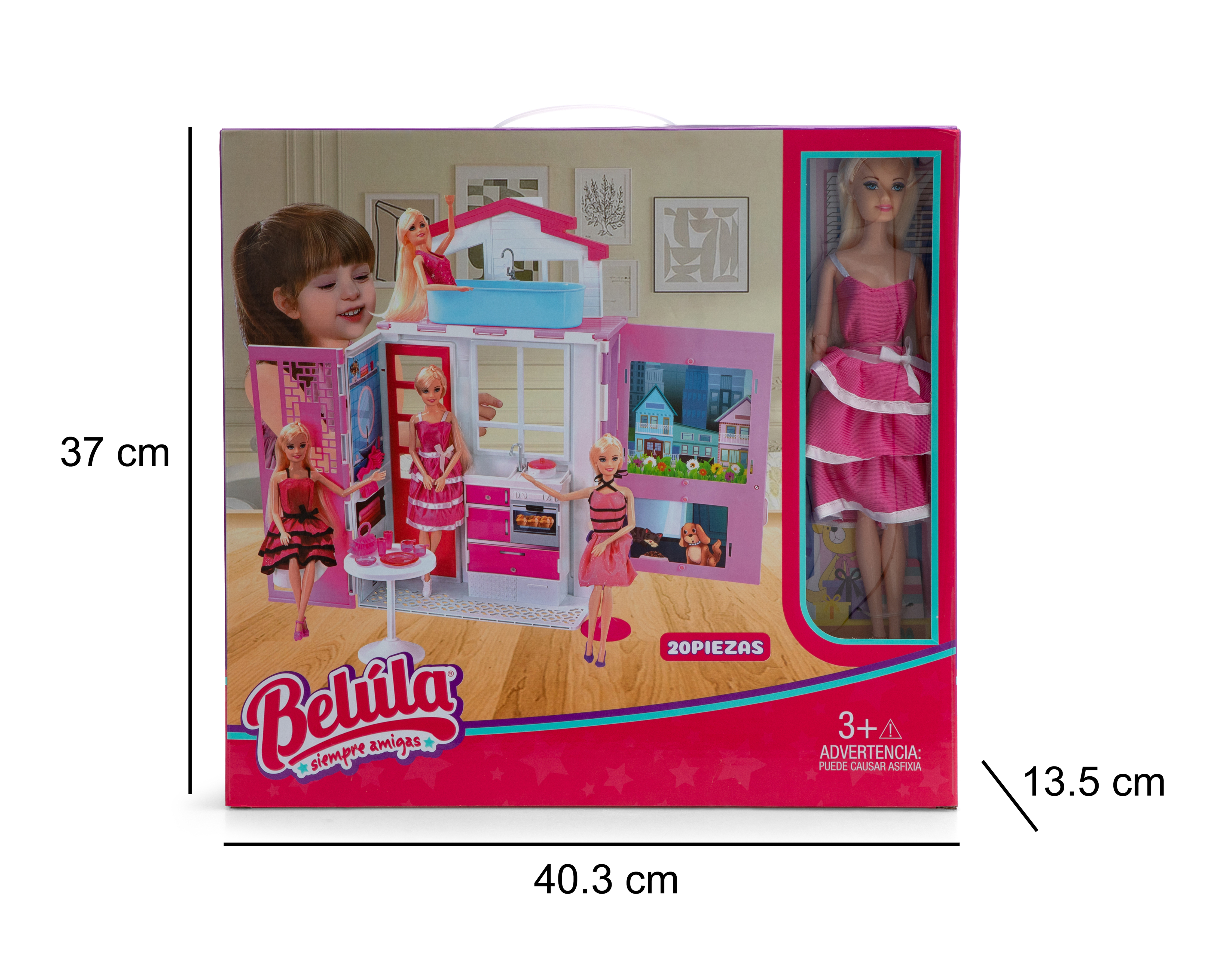 Foto 7 pulgar | Foto 6 | Casa de Muñecas Belúla Rosa