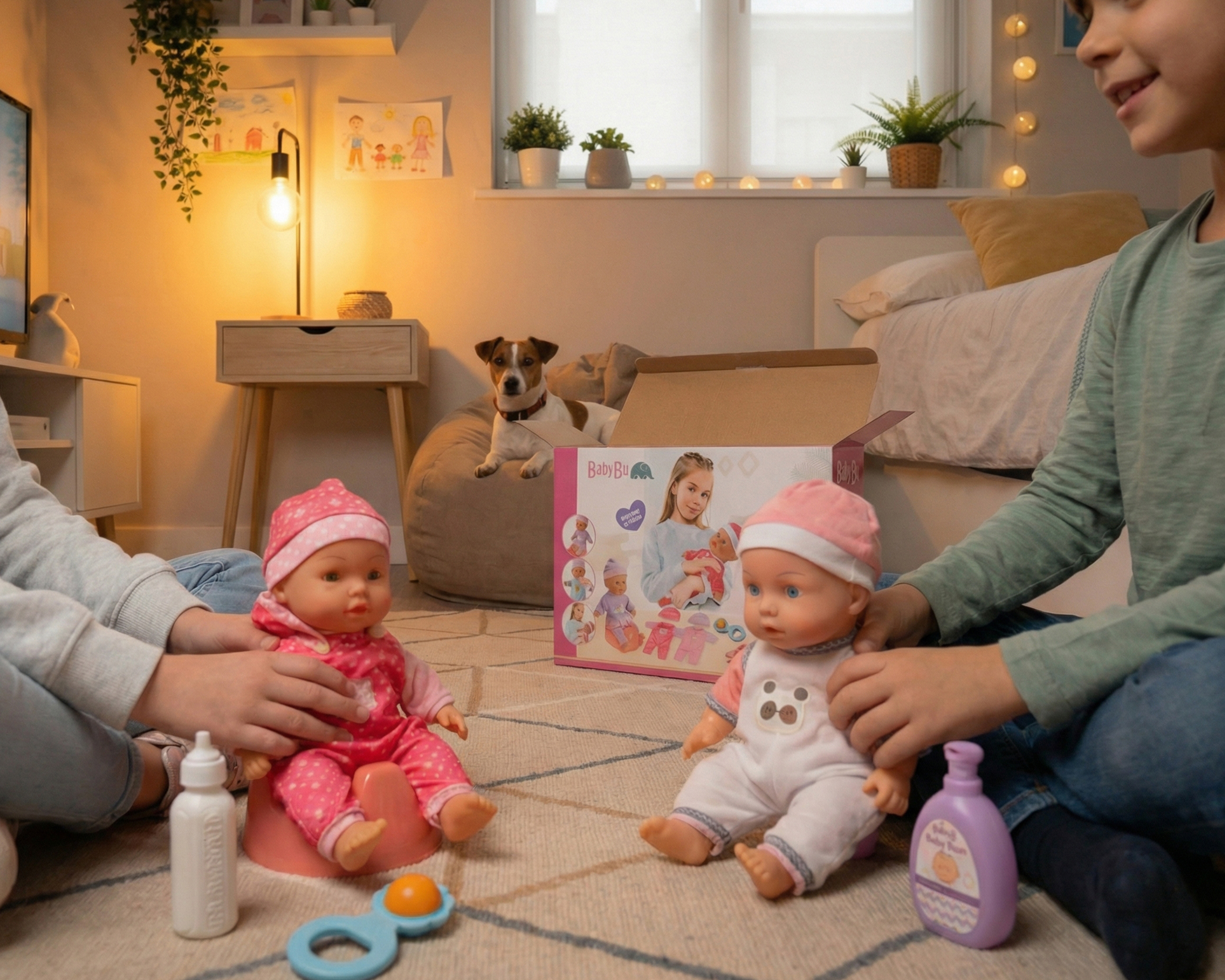 Foto 5 pulgar | Foto 4 | Muñeca Baby Bu 2 Piezas con Accesorios