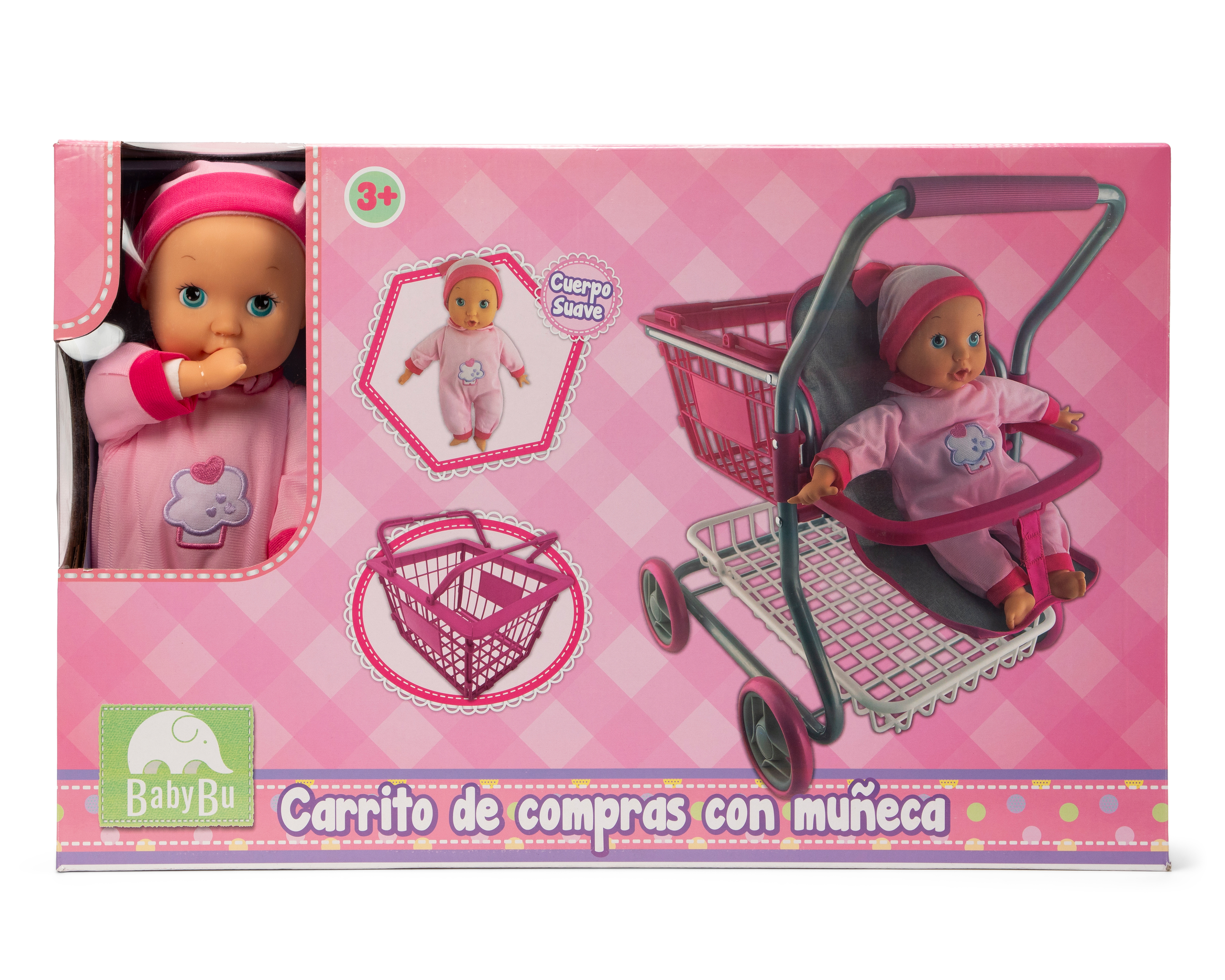 Foto 2 pulgar | Foto 1 | Muñeca Baby Bu con Carrito