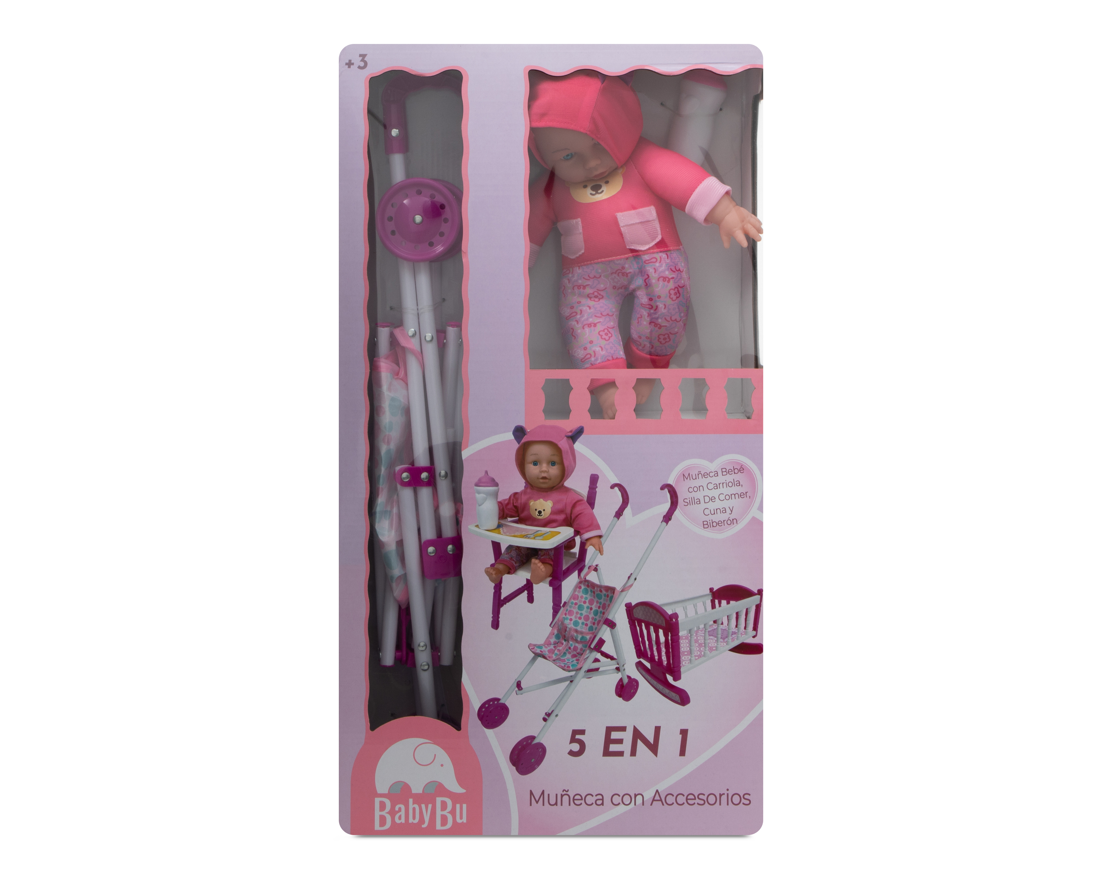 Foto 5 pulgar | Foto 4 | Muñeca Baby Bu 5 en 1