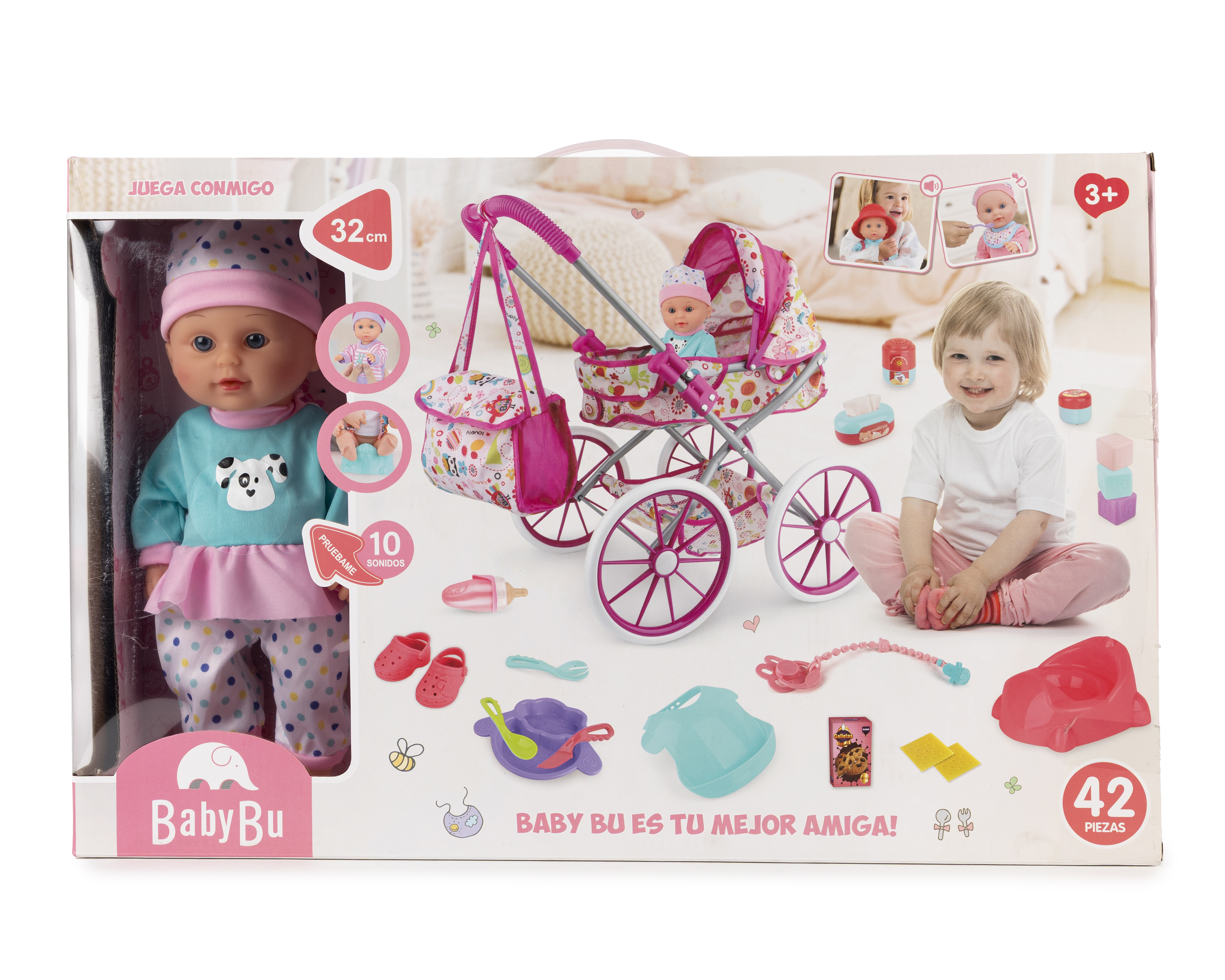 Foto 1 | Foto 1 | Muñeca Baby Bu con Accesorios