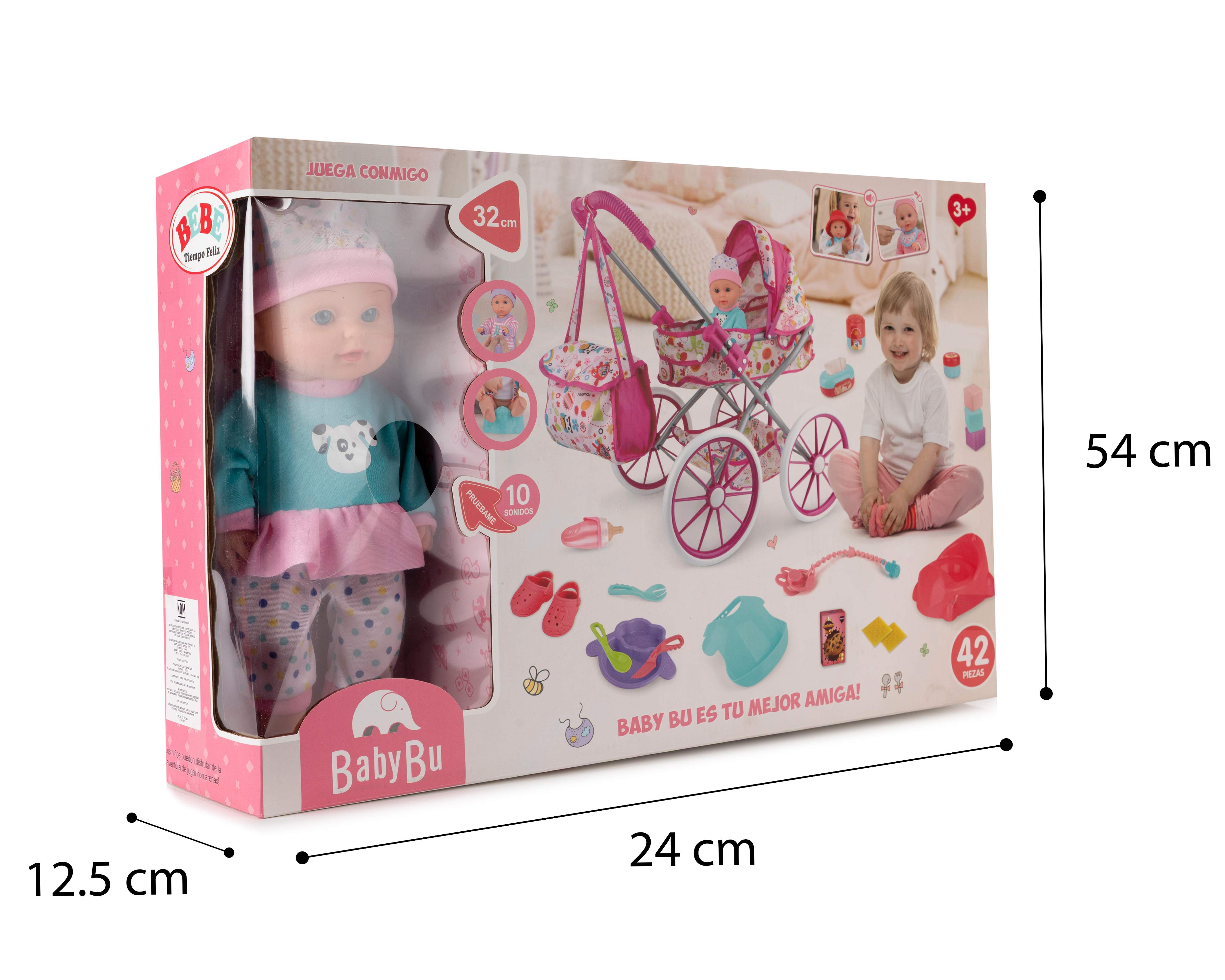 Foto 3 | Foto 3 | Muñeca Baby Bu con Accesorios