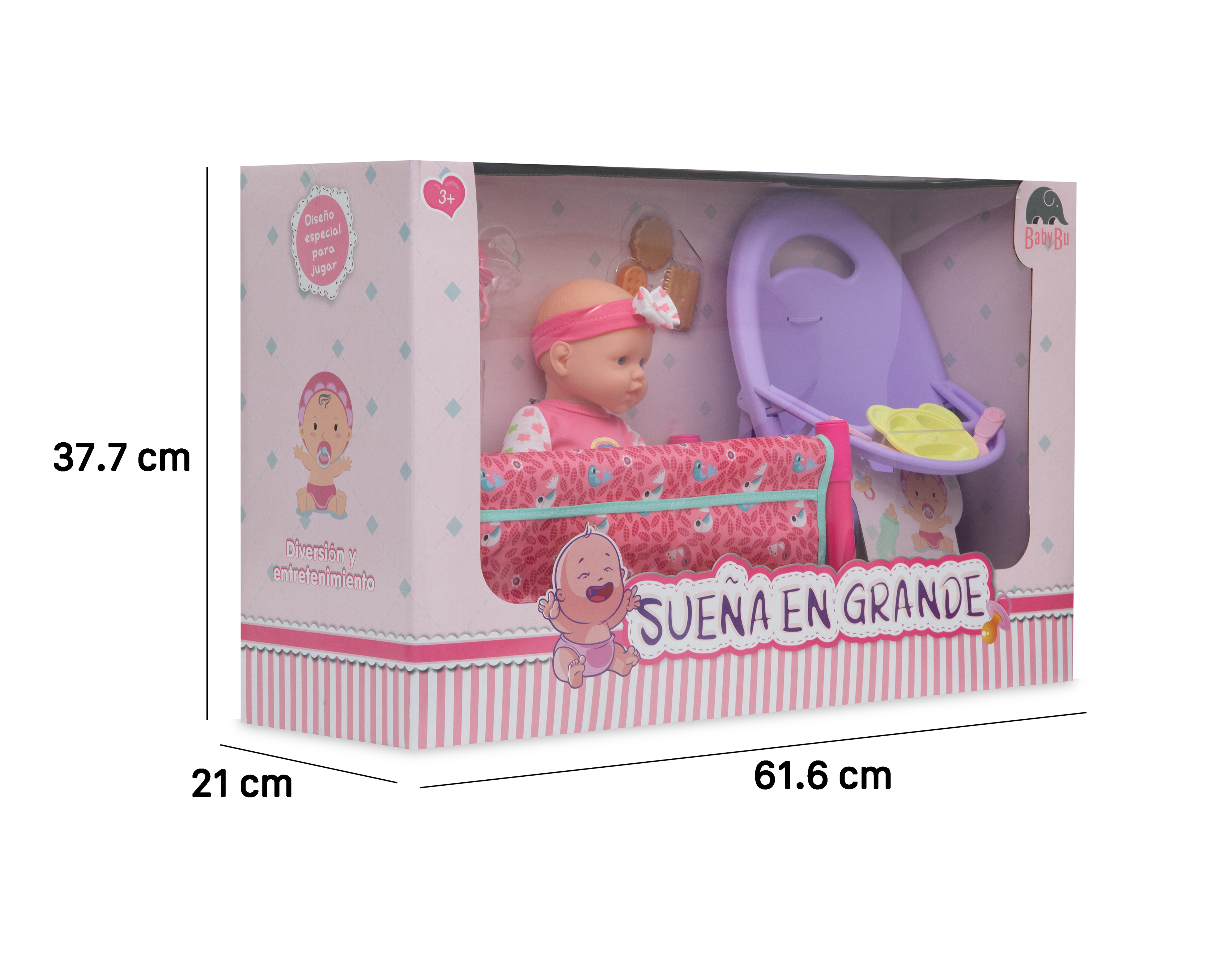 Foto 7 pulgar | Foto 6 | Muñeca Baby Bu Sueña en Grande con Acceorios