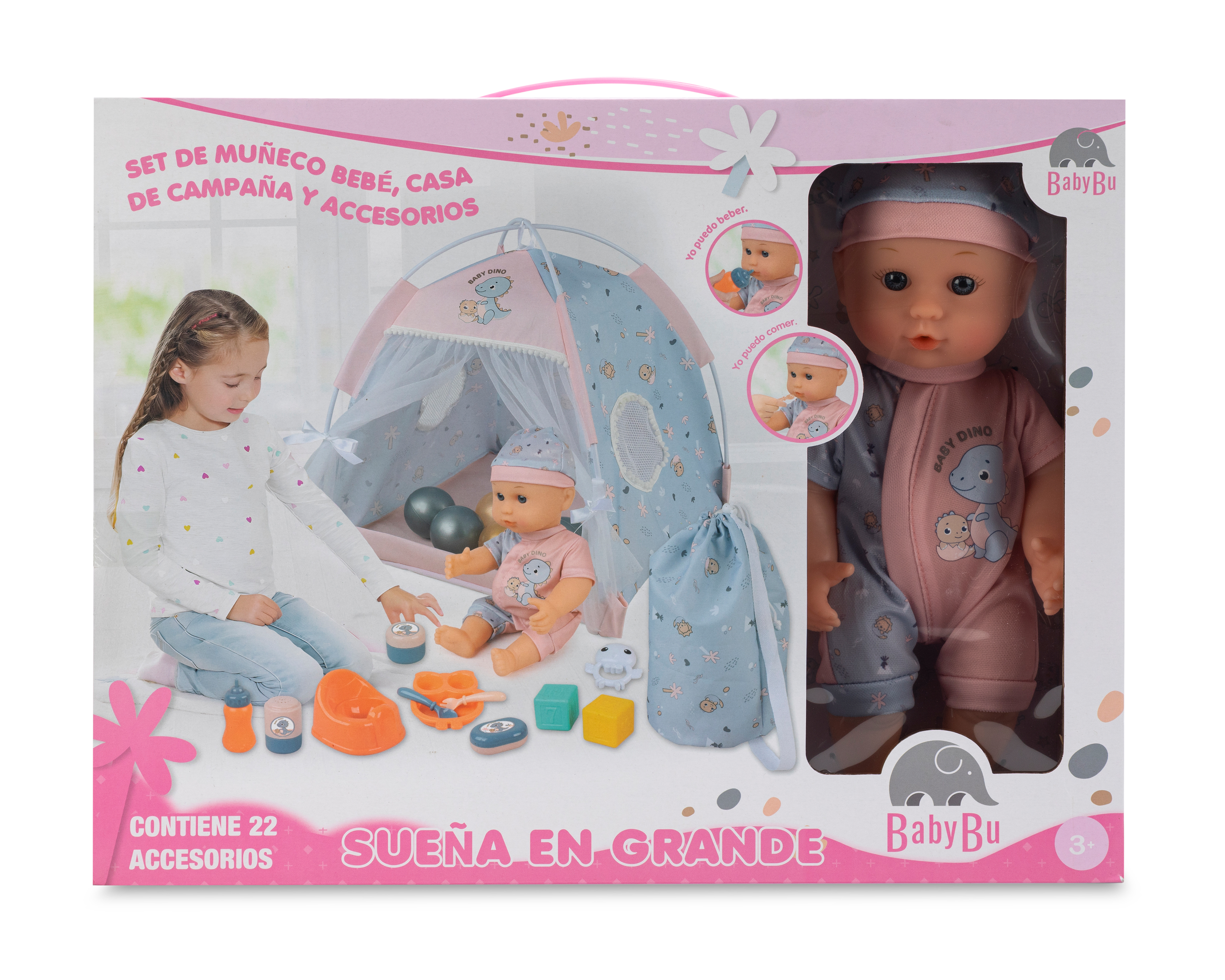 Foto 4 | Foto 4 | Muñeca Baby Bu Sueña en Grande con Accesorios