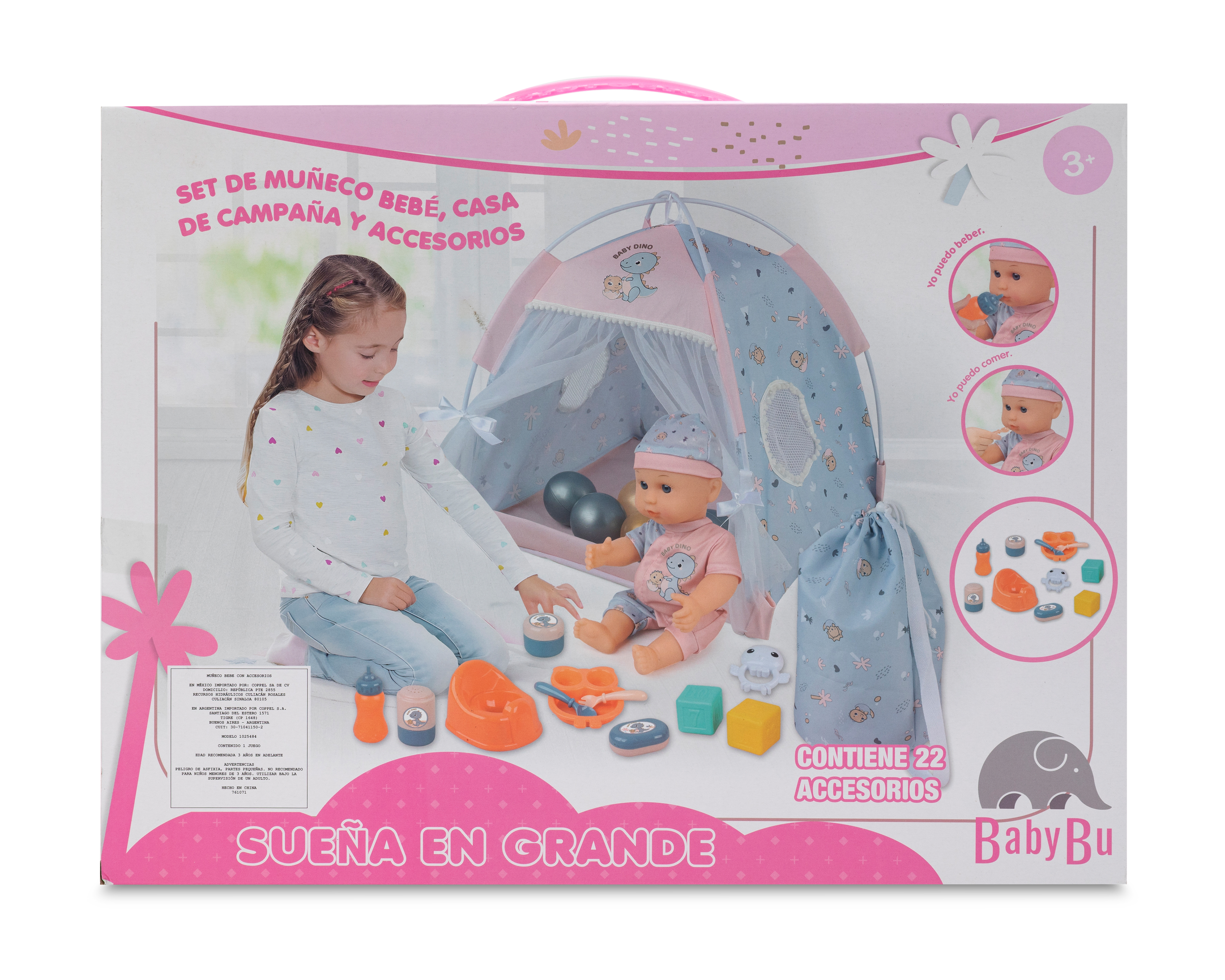 Foto 5 | Foto 5 | Muñeca Baby Bu Sueña en Grande con Accesorios