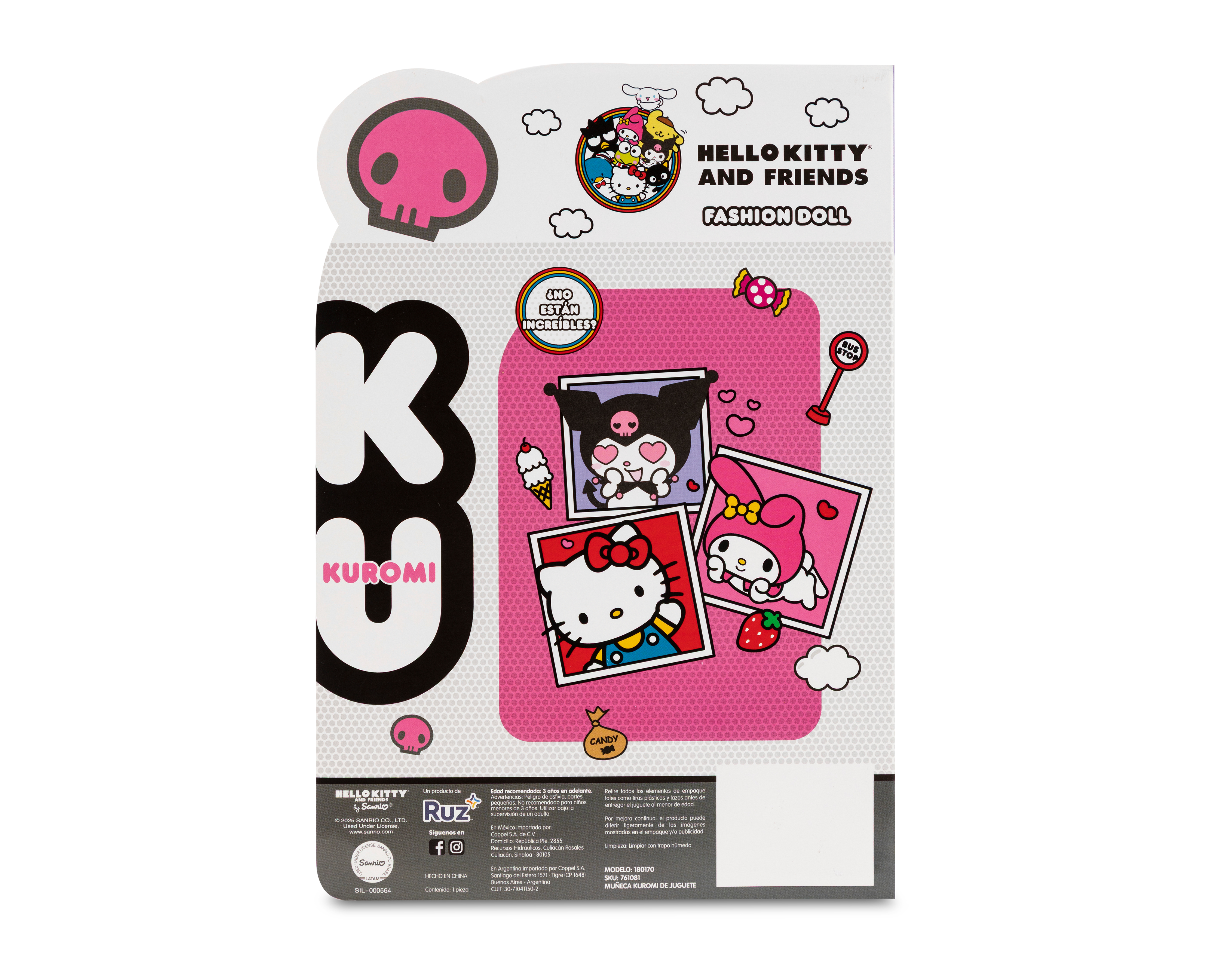 Foto 3 pulgar | Foto 2 | Muñeca Kuromi Ruz