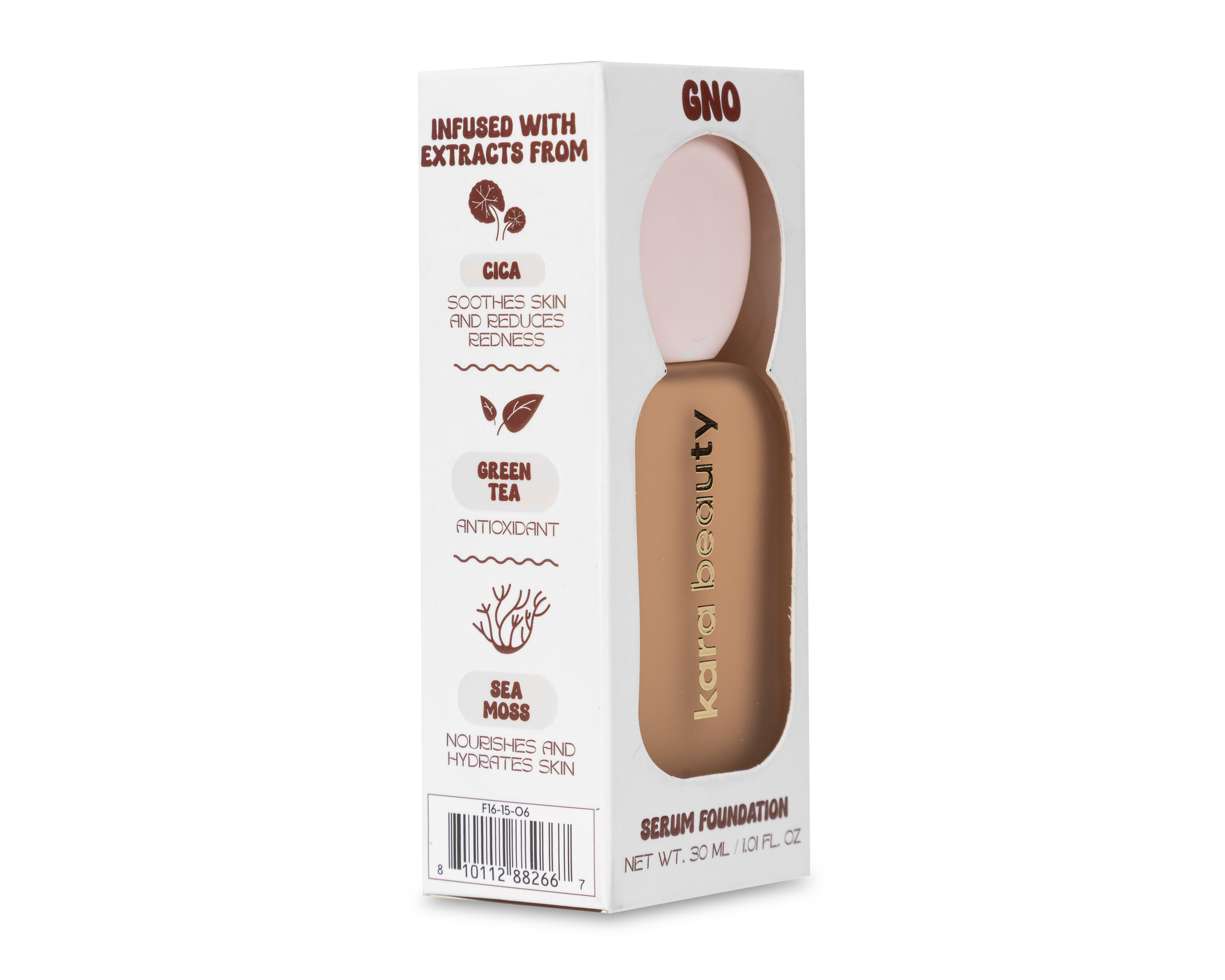 Foto 5 pulgar | Foto 4 | Base de Maquillaje Kara Beauty GNO Tono 06 30 ml