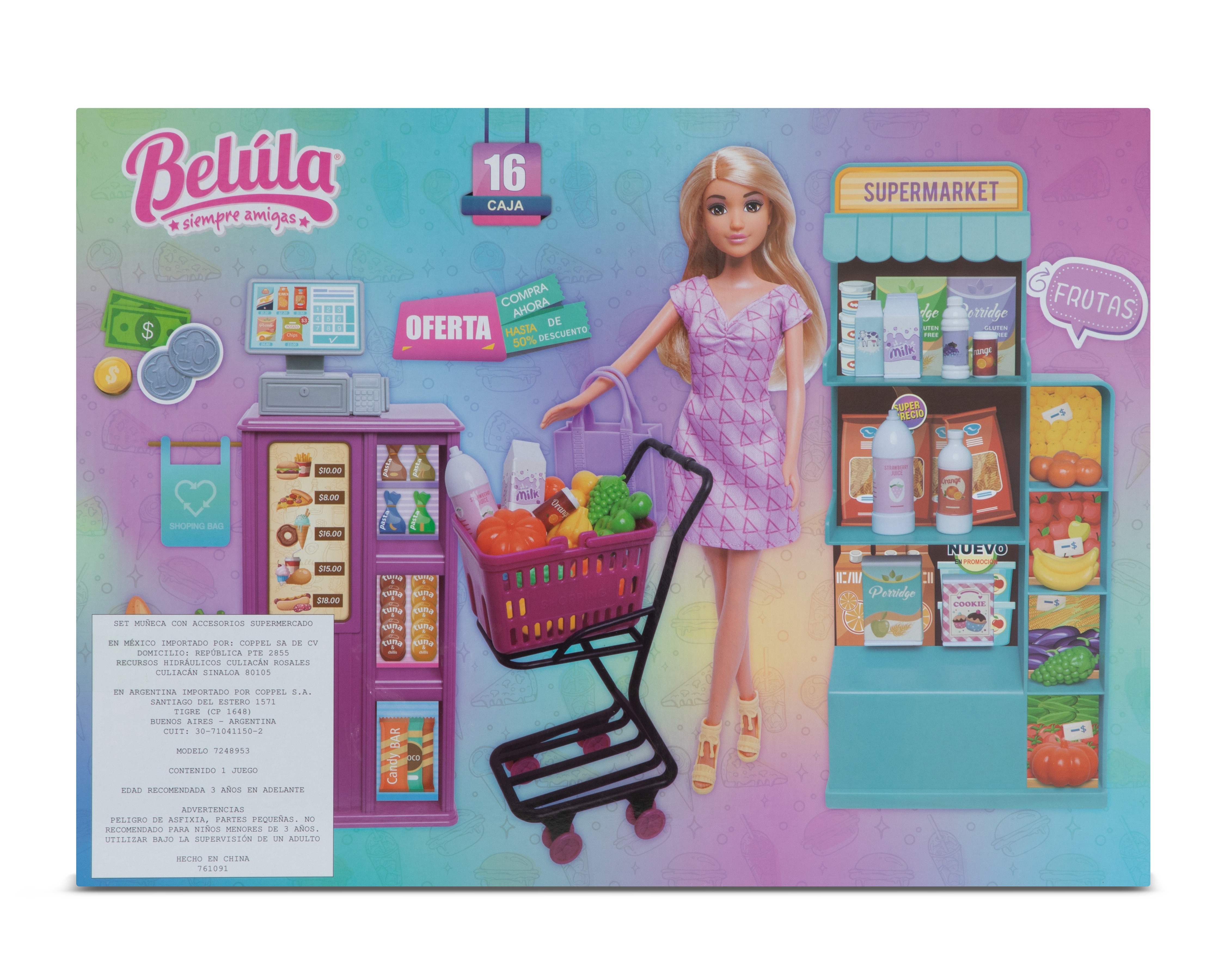 Foto 5 | Foto 5 | Muñeca Belúla Supermercado