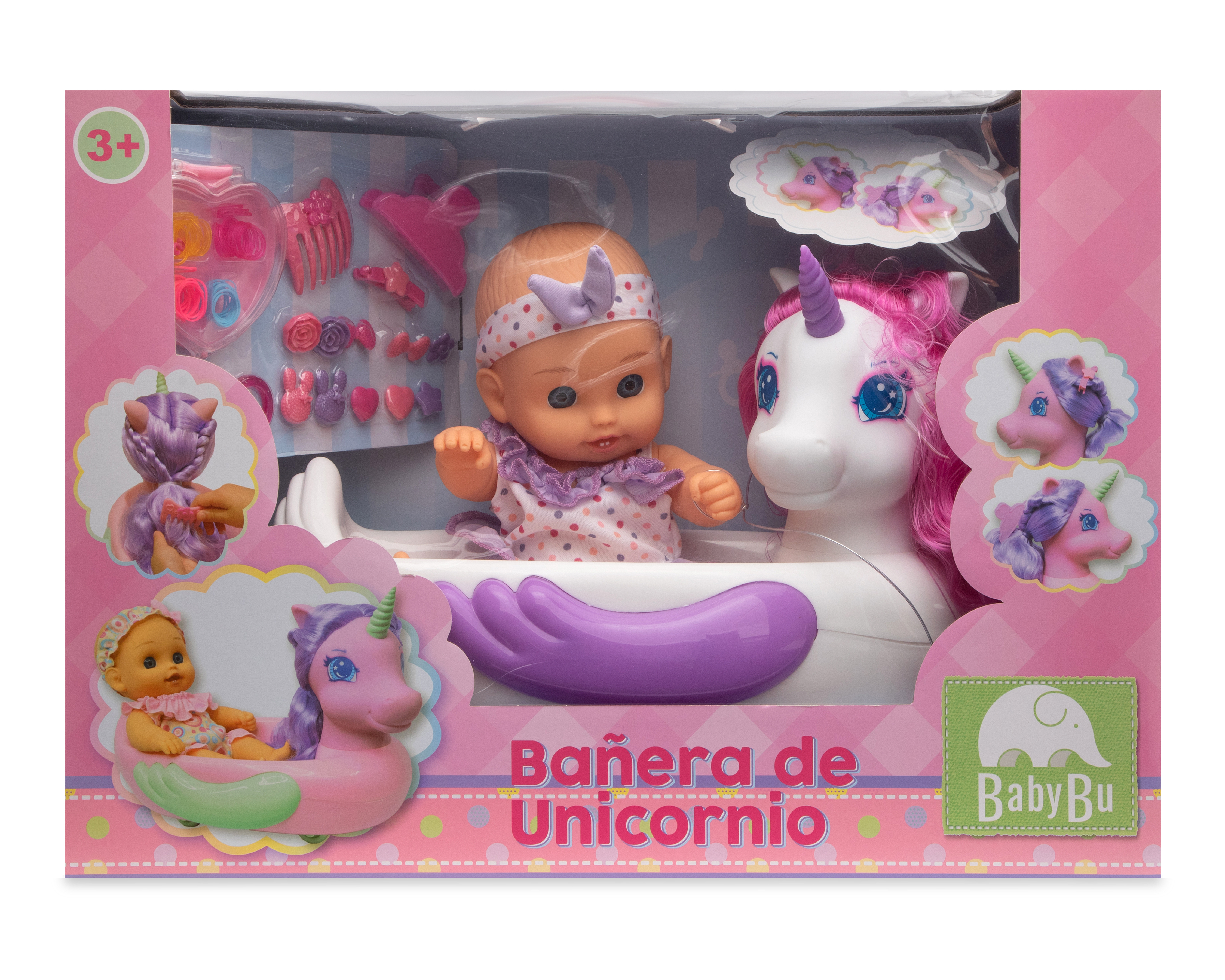Foto 1 | Foto 1 | Muñeca Baby Bu con Bañera y Accesorios