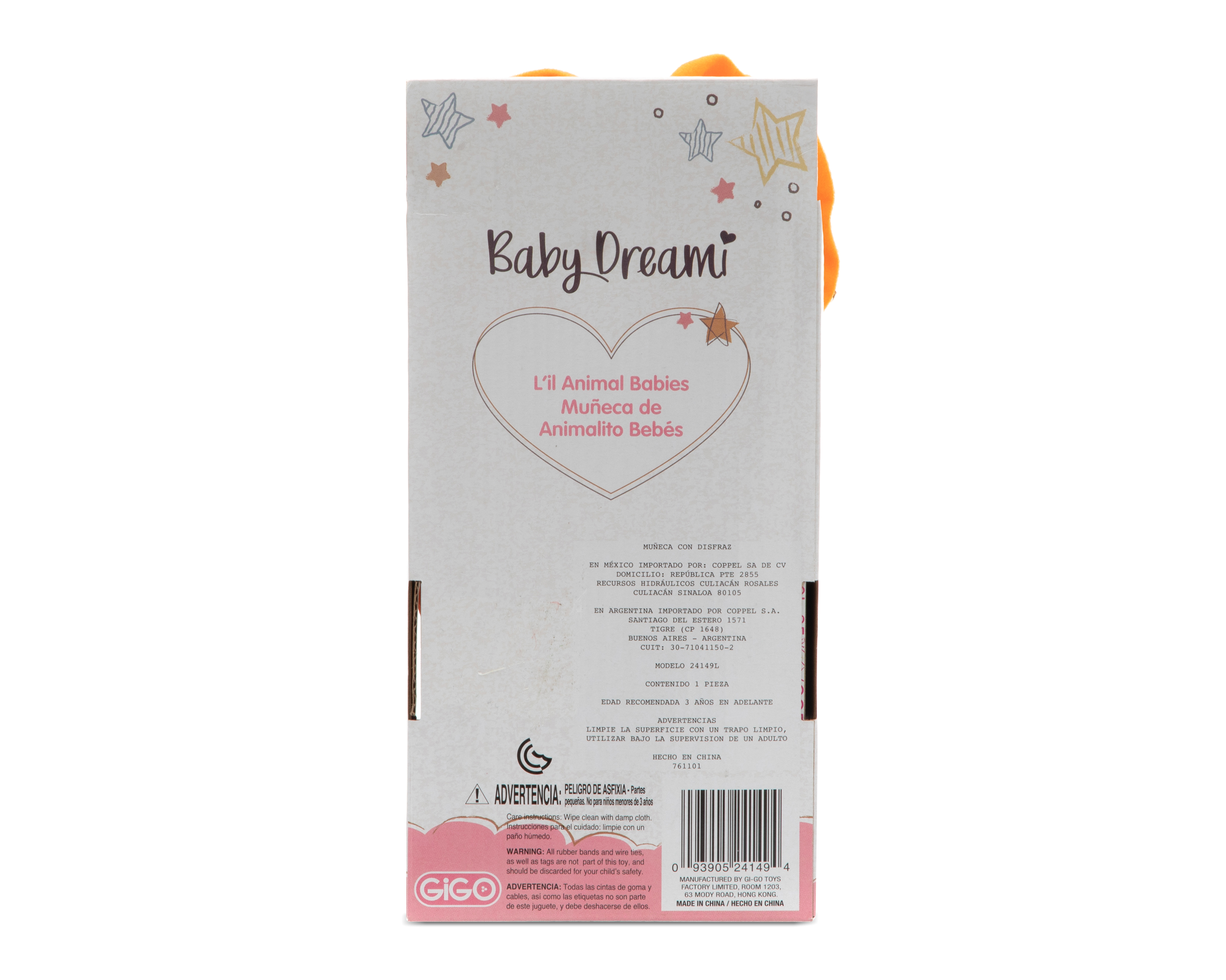 Foto 6 pulgar | Foto 5 | Muñeca Baby Dreami con Disfraz de León