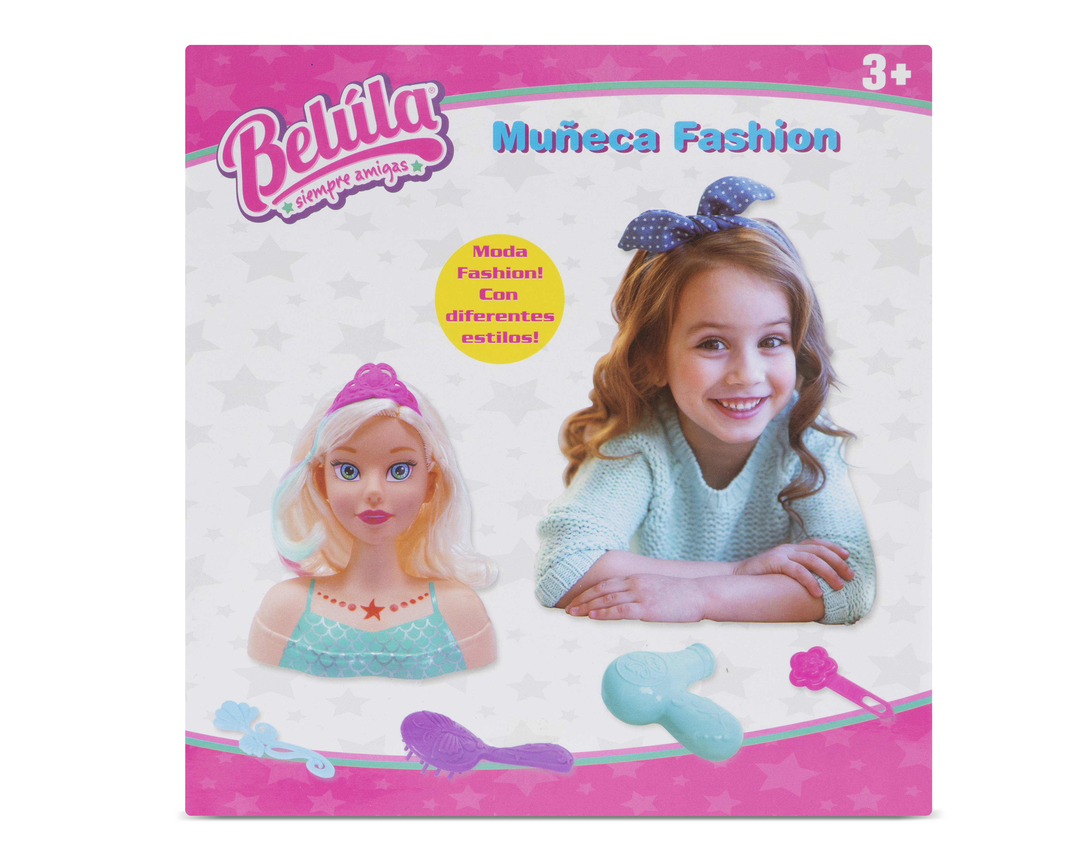 Foto 5 | Foto 5 | Cabeza de Muñeca para Peinar Belúla con Accesorios