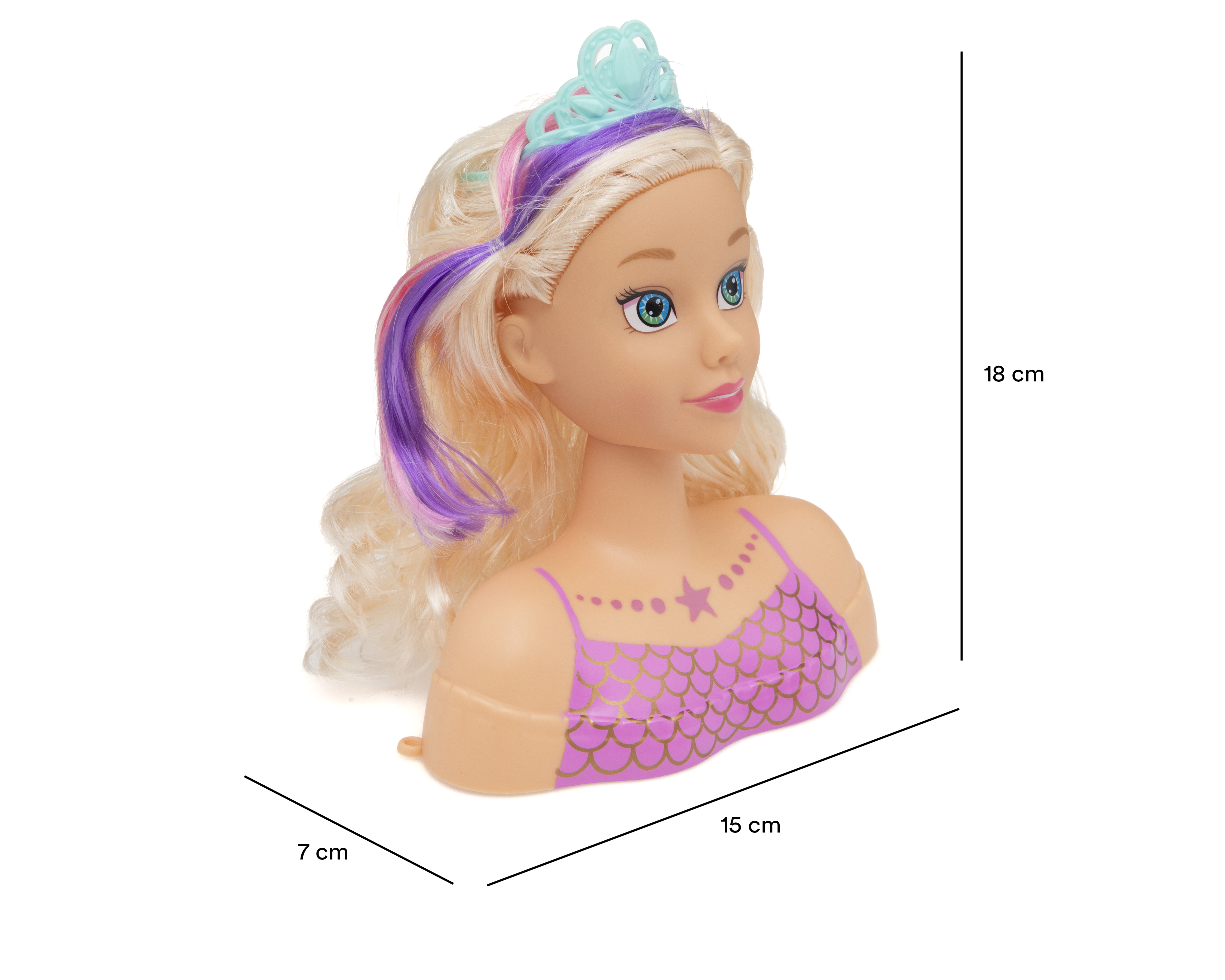 Foto 6 | Foto 6 | Cabeza de Muñeca para Peinar Belúla con Accesorios