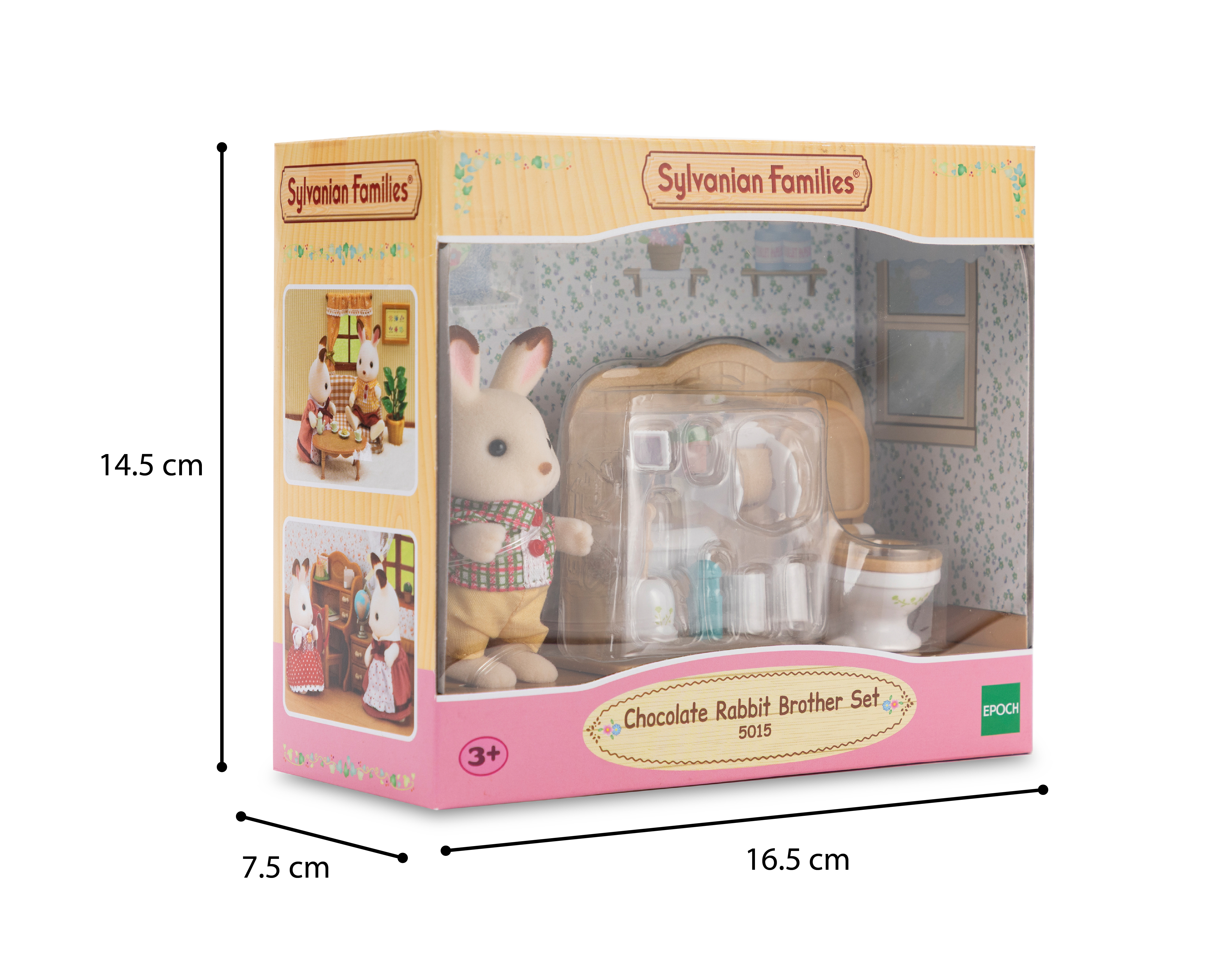 Foto 4 pulgar | Foto 3 | Chocolate Conejo Hermano Sylvanian Families 10 Piezas