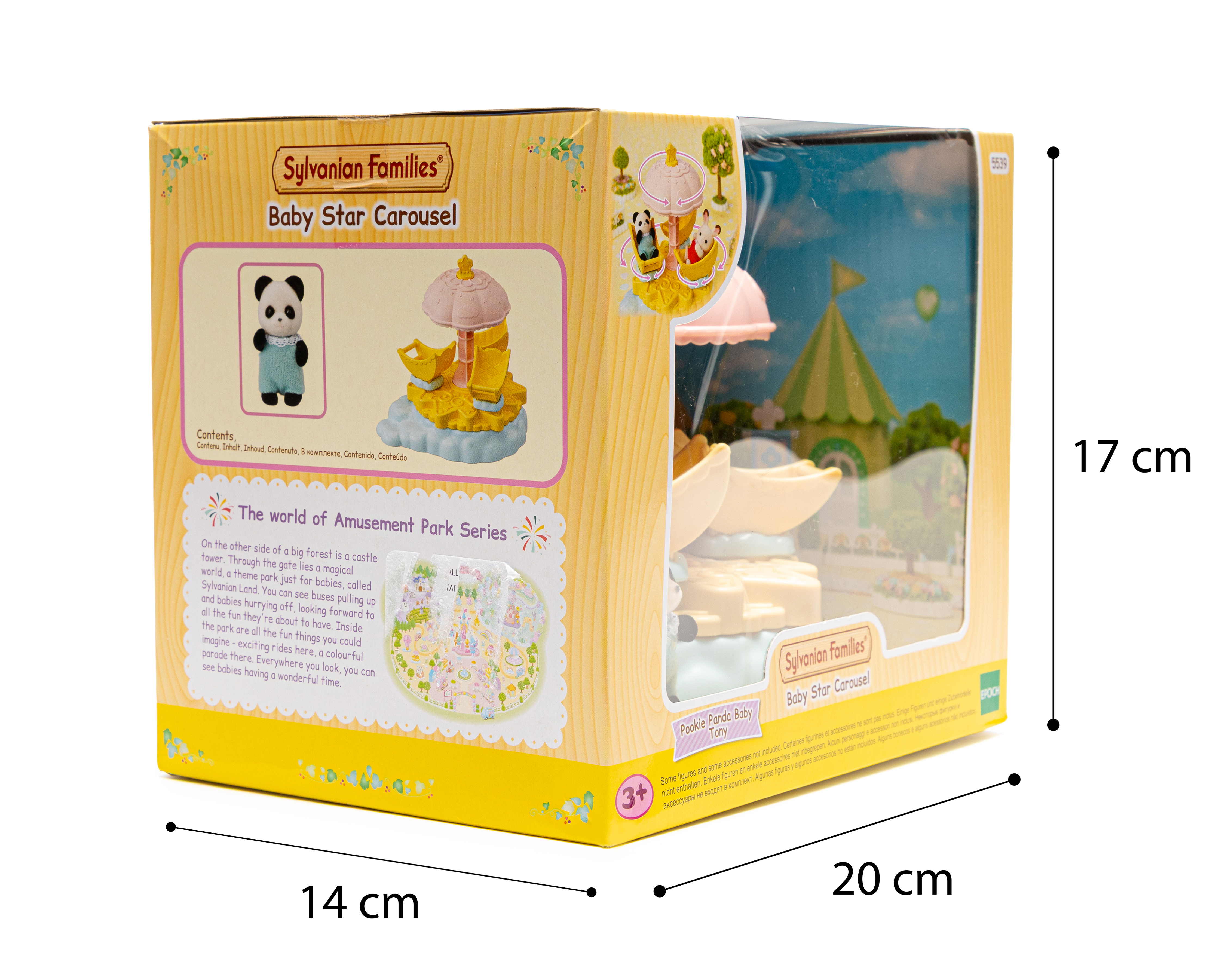 Foto 4 pulgar | Foto 3 | Set Carrusel de Estrellas para Bebé Sylvanian Families con Figura Panda Baby Tony