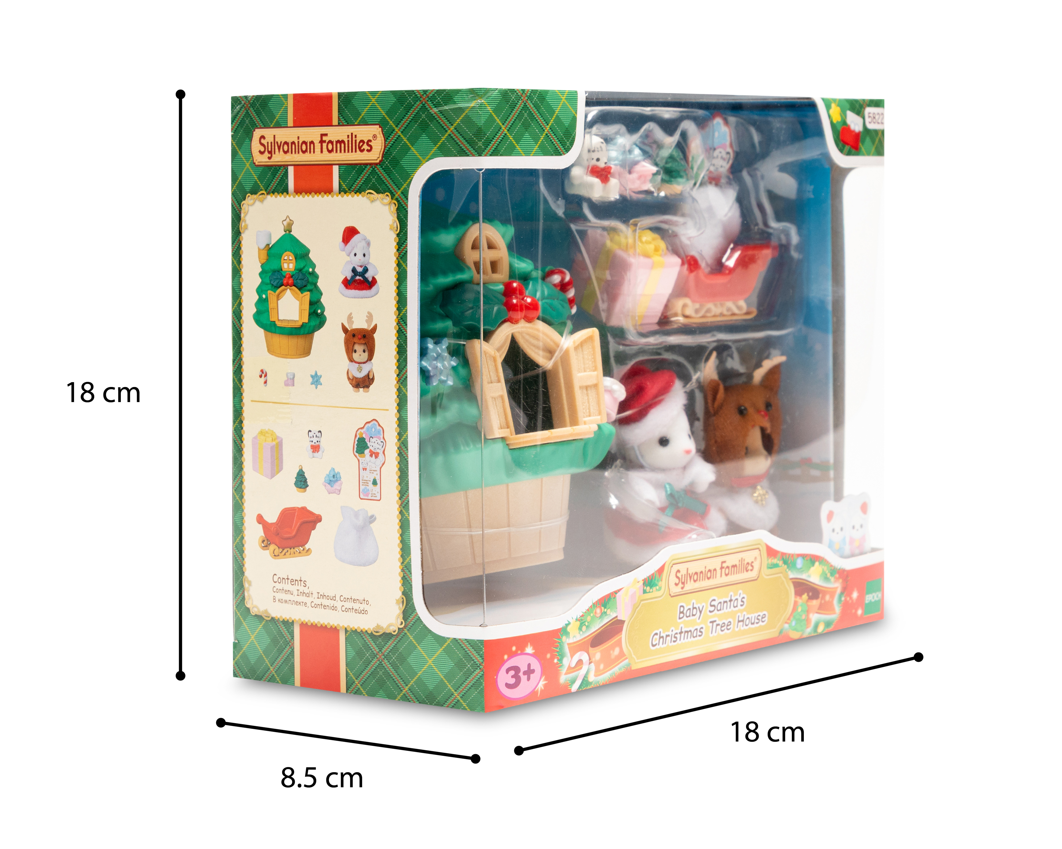 Foto 4 pulgar | Foto 3 | Set Casa de Árbol de Navidad Bebés Santa Sylvanian Families con Accesorios