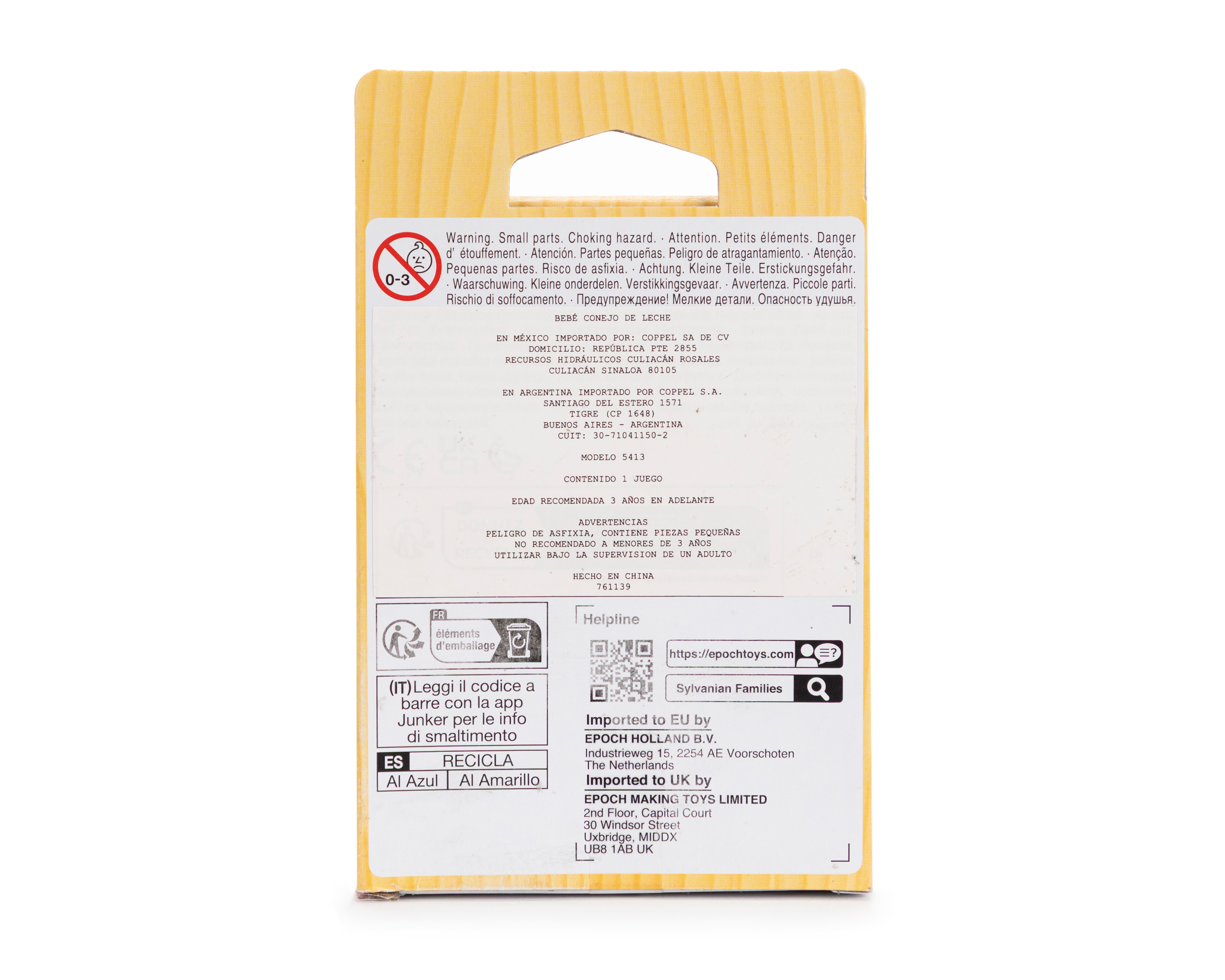 Foto 3 pulgar | Foto 2 | Figura Bebé Conejo Sylvanian Families con Accesorios