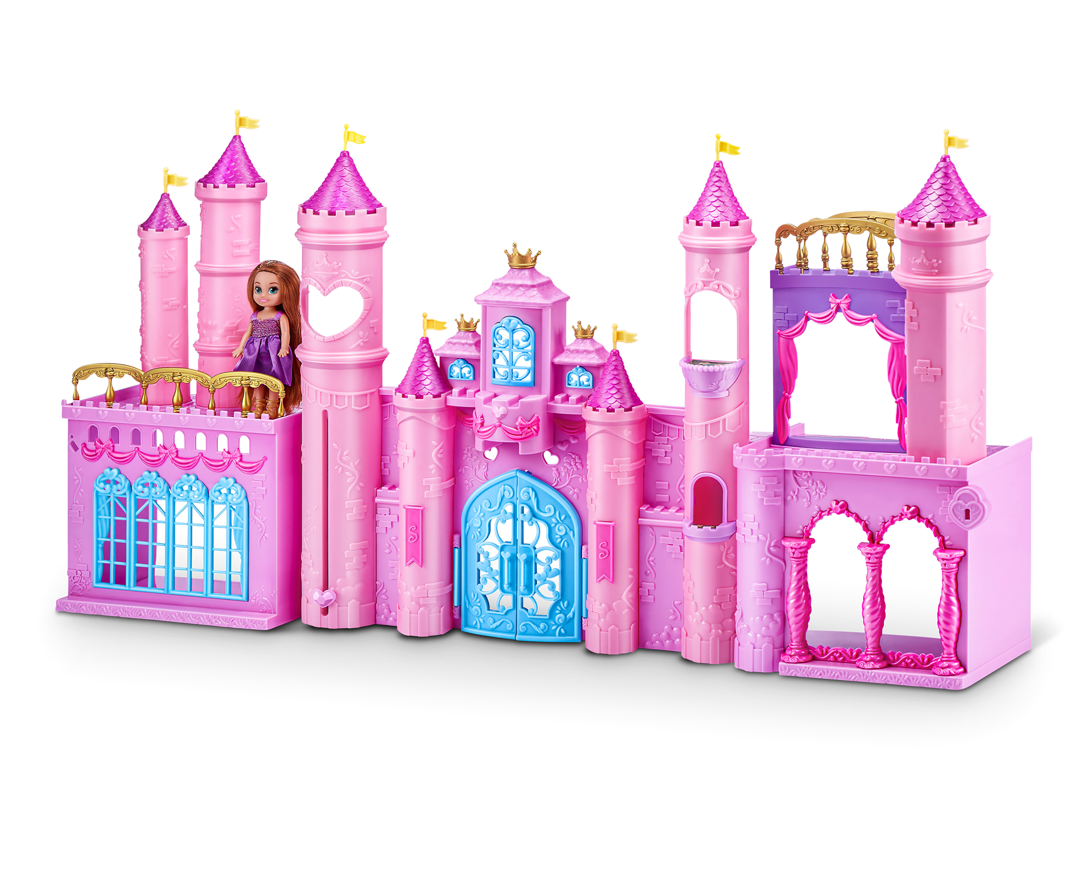 Foto 4 pulgar | Foto 3 | Castillo de Muñecas Zuru Rosa