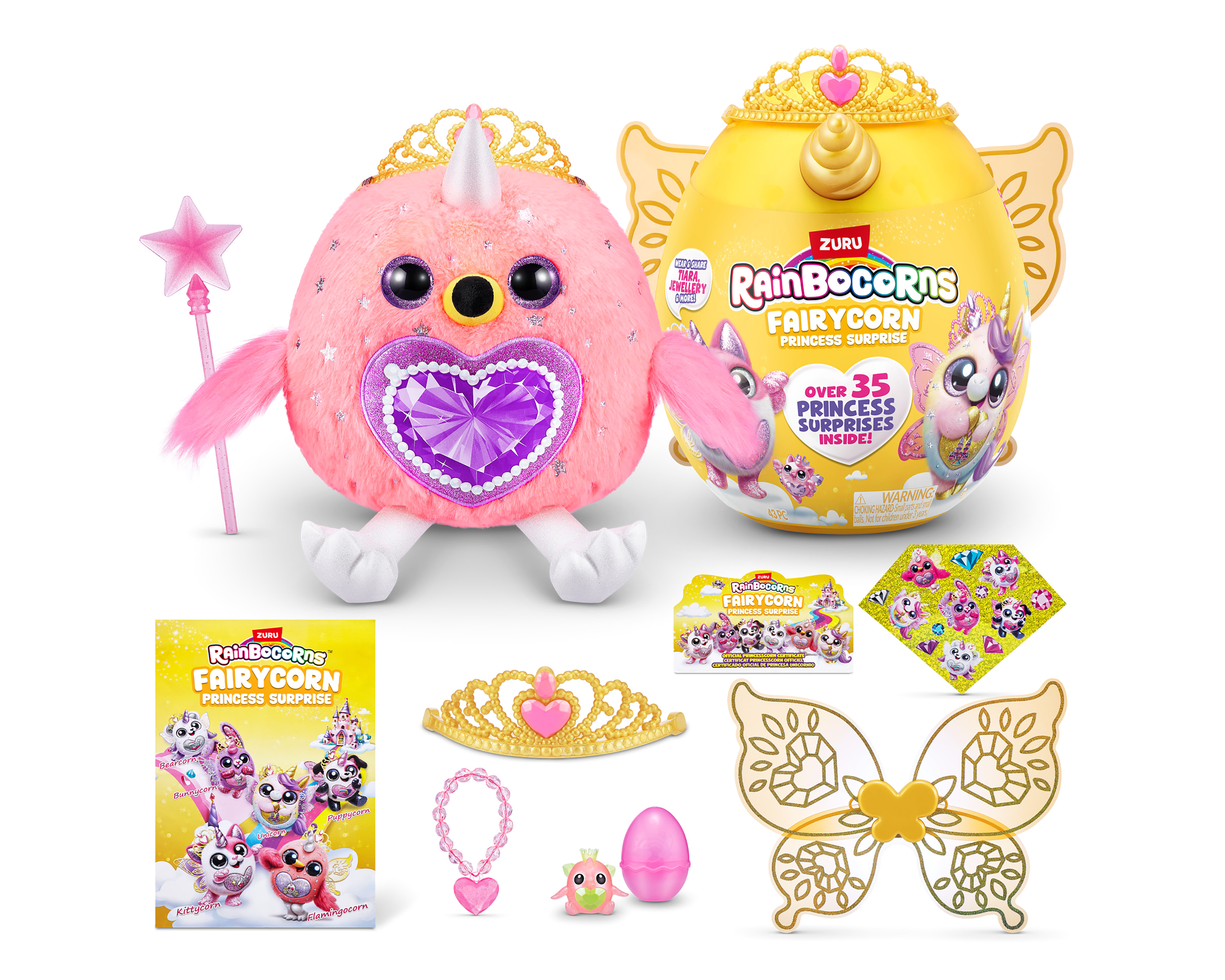 Foto 2 | Foto 2 | Set Huevo Sorpresa Zuru Rainbocorns Fairycorn con Accesorios 1 Set al Azar
