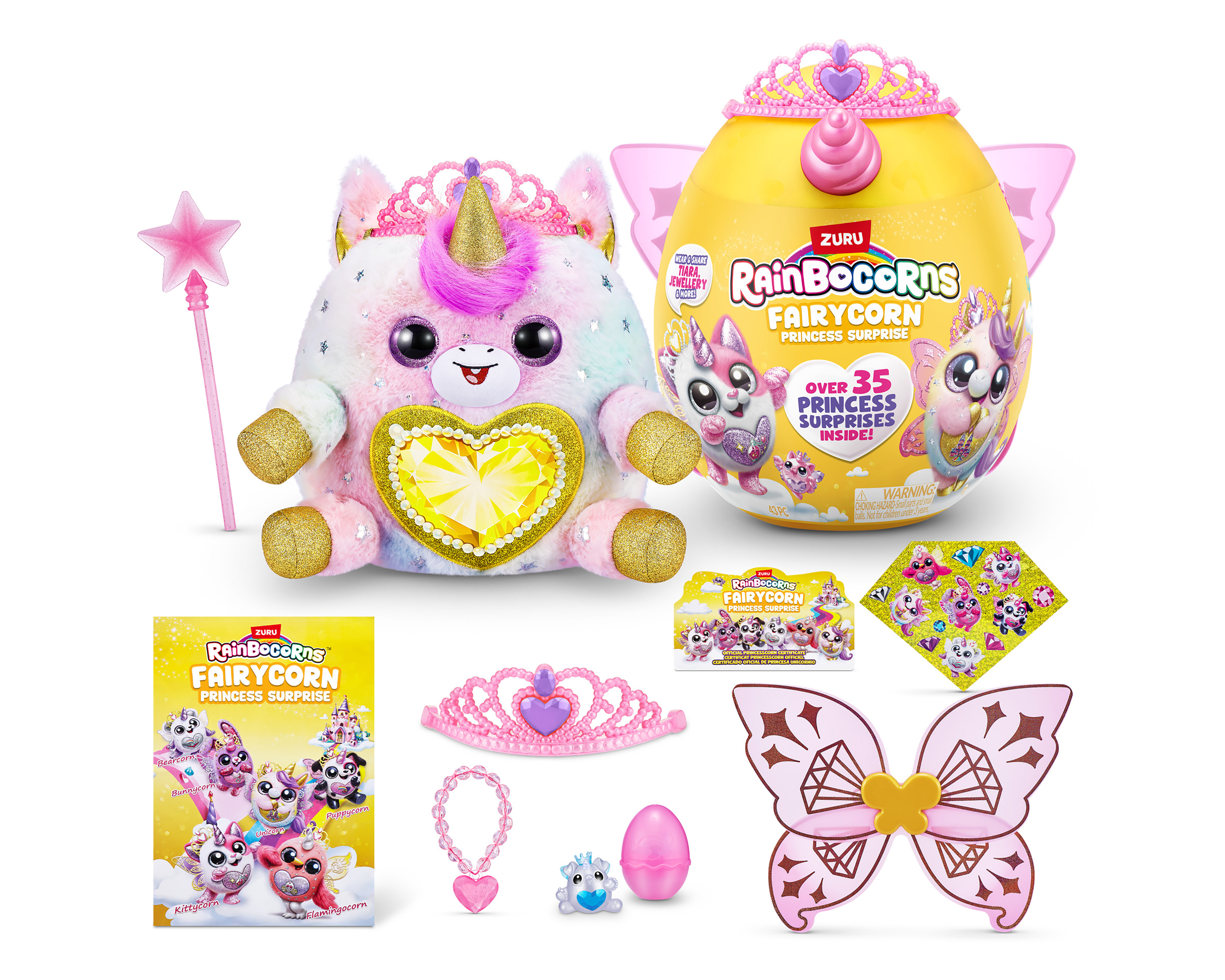 Foto 4 | Foto 4 | Set Huevo Sorpresa Zuru Rainbocorns Fairycorn con Accesorios 1 Set al Azar