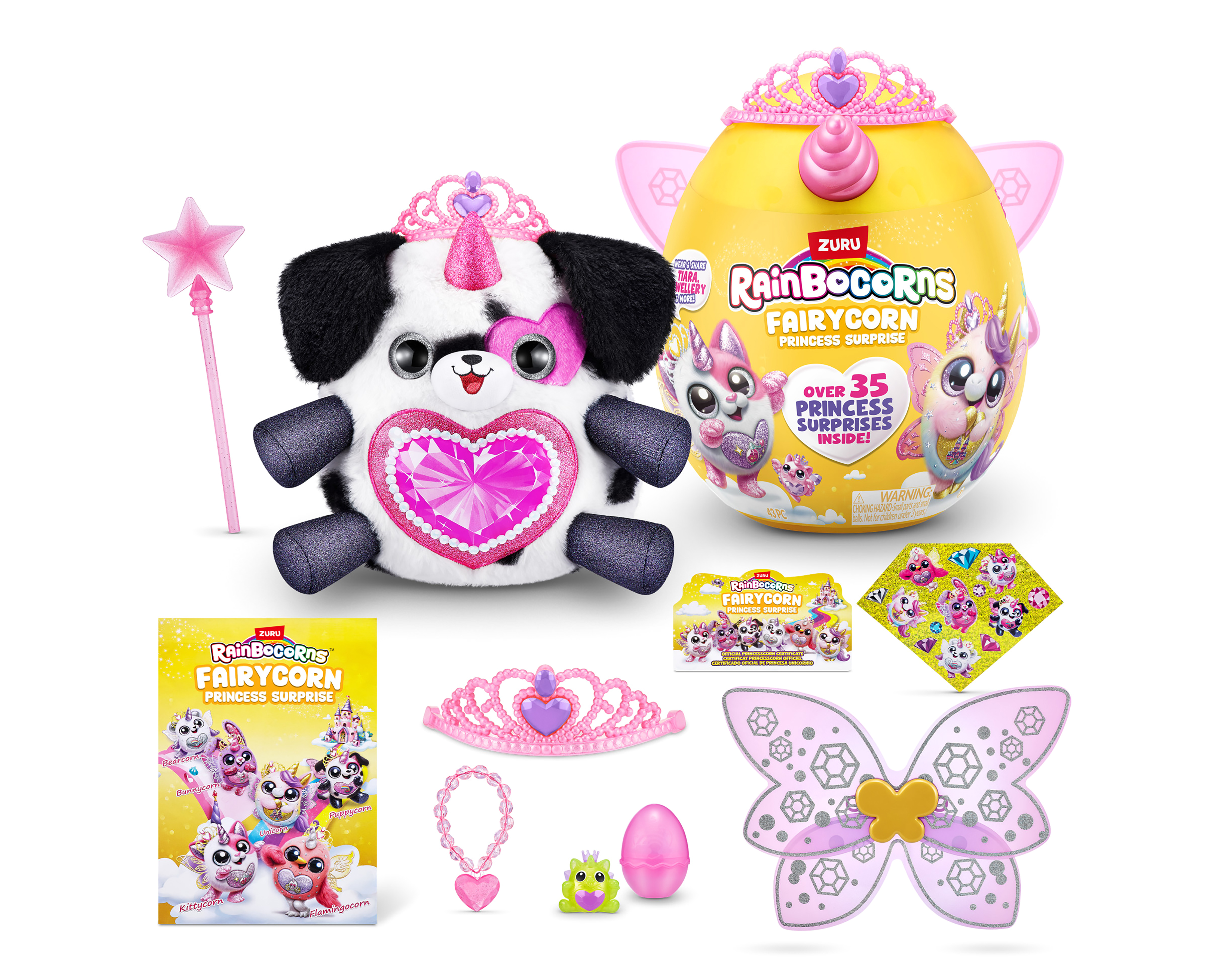 Foto 5 | Foto 5 | Set Huevo Sorpresa Zuru Rainbocorns Fairycorn con Accesorios 1 Set al Azar