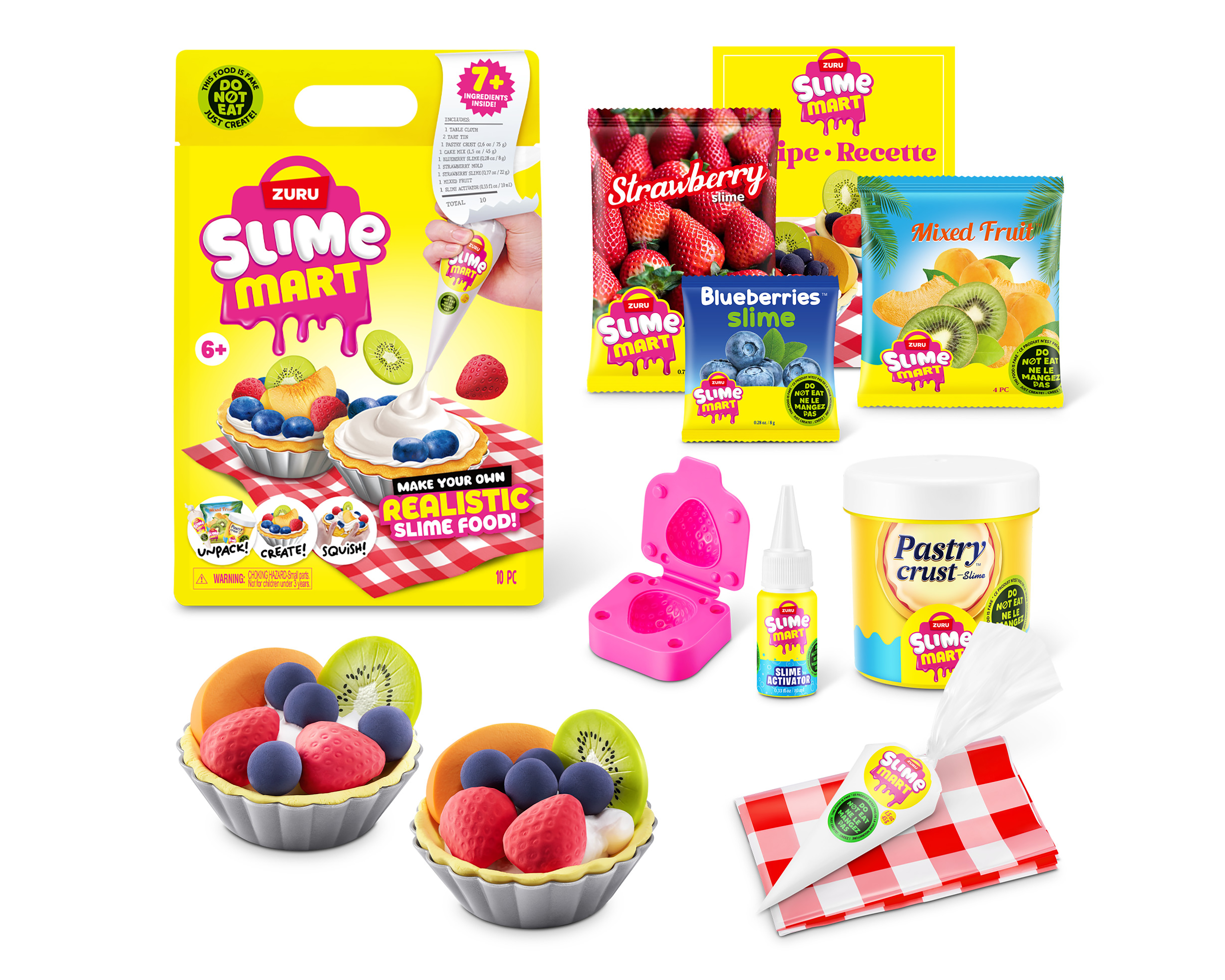 Foto 2 pulgar | Foto 1 | Slime Mart Zuru Tartas de Fruta