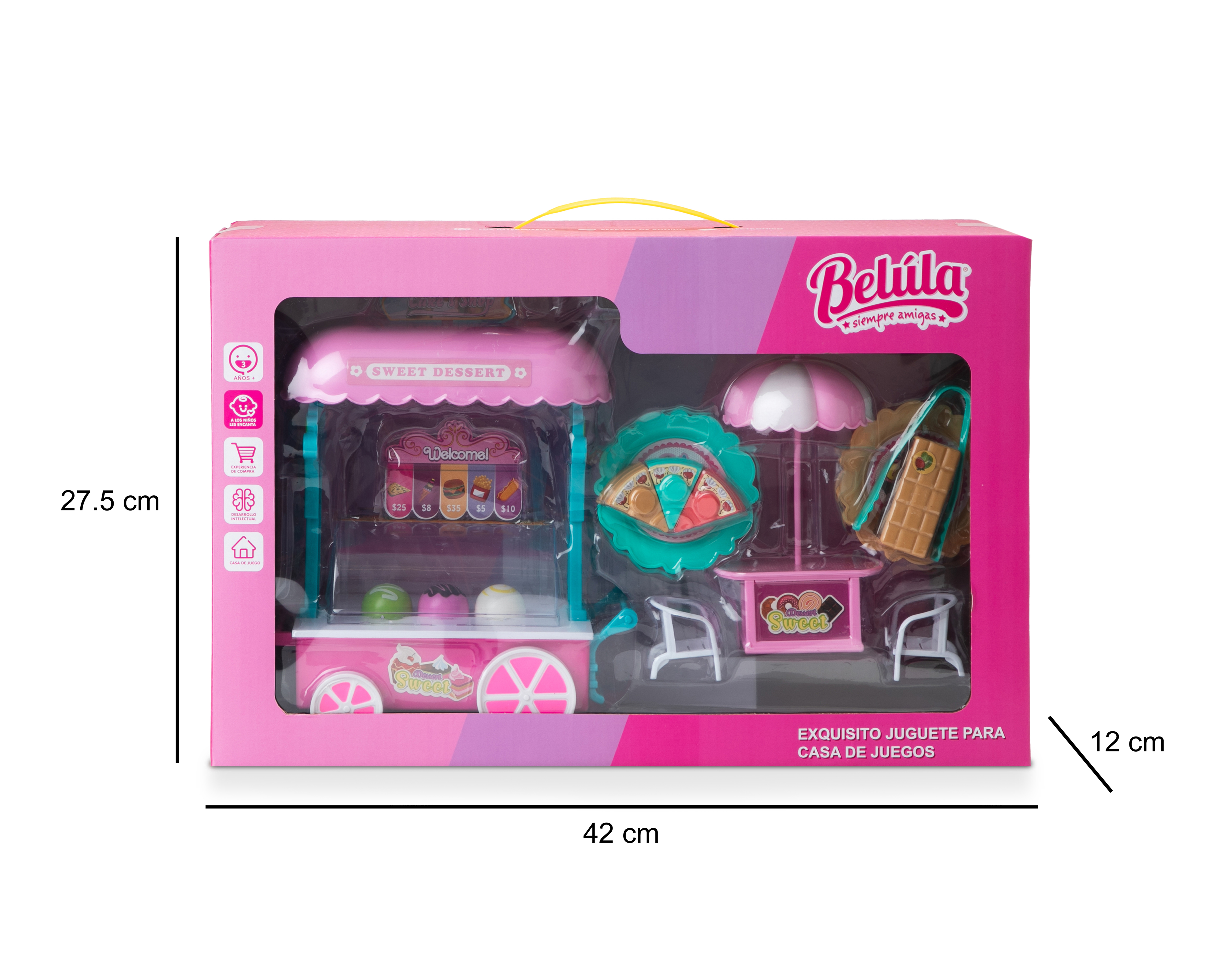 Foto 6 pulgar | Foto 5 | Carrito de Comida Belúla con Accesorios