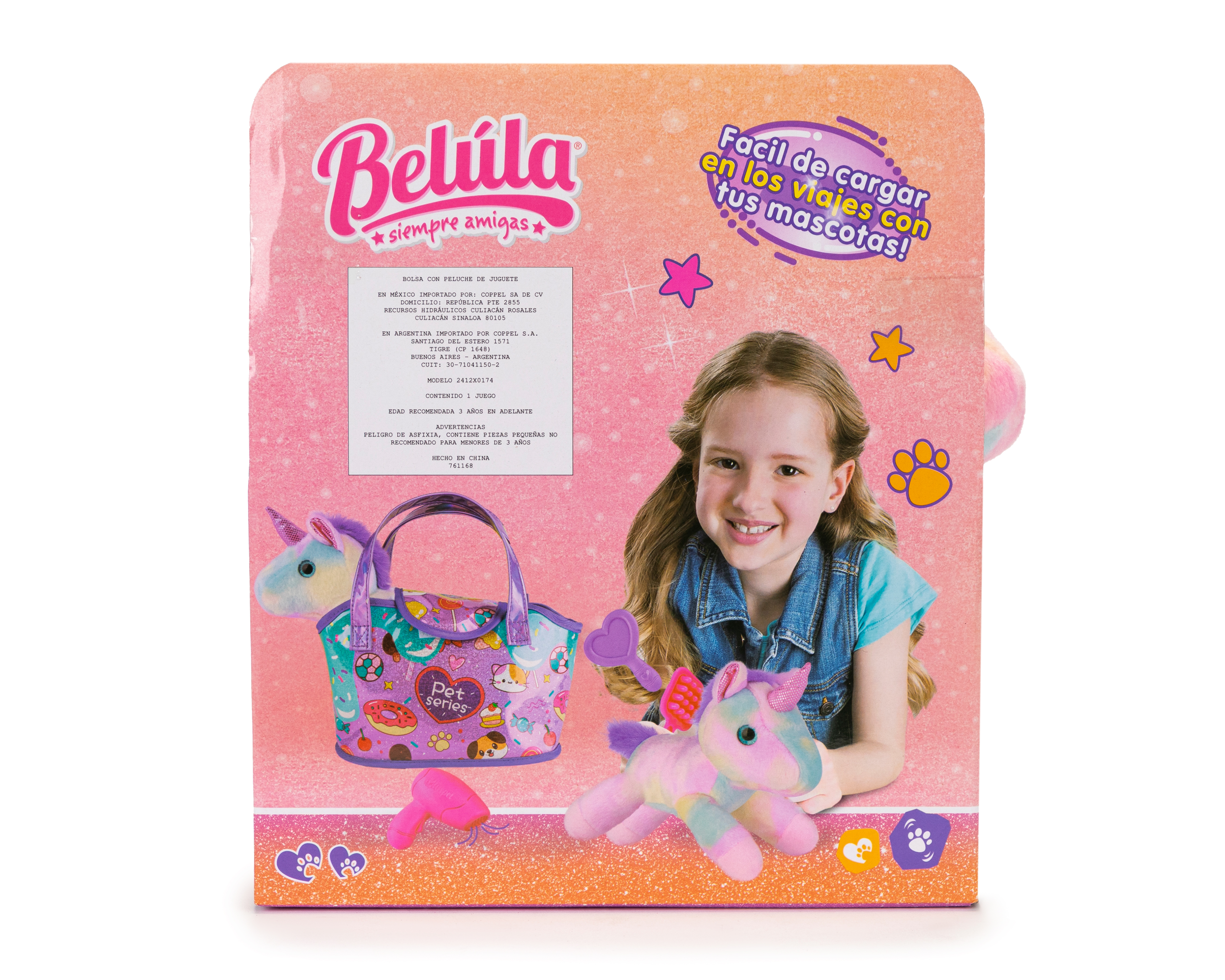 Foto 6 | Foto 6 | Bolsa Belúla con Peluche 5 Piezas