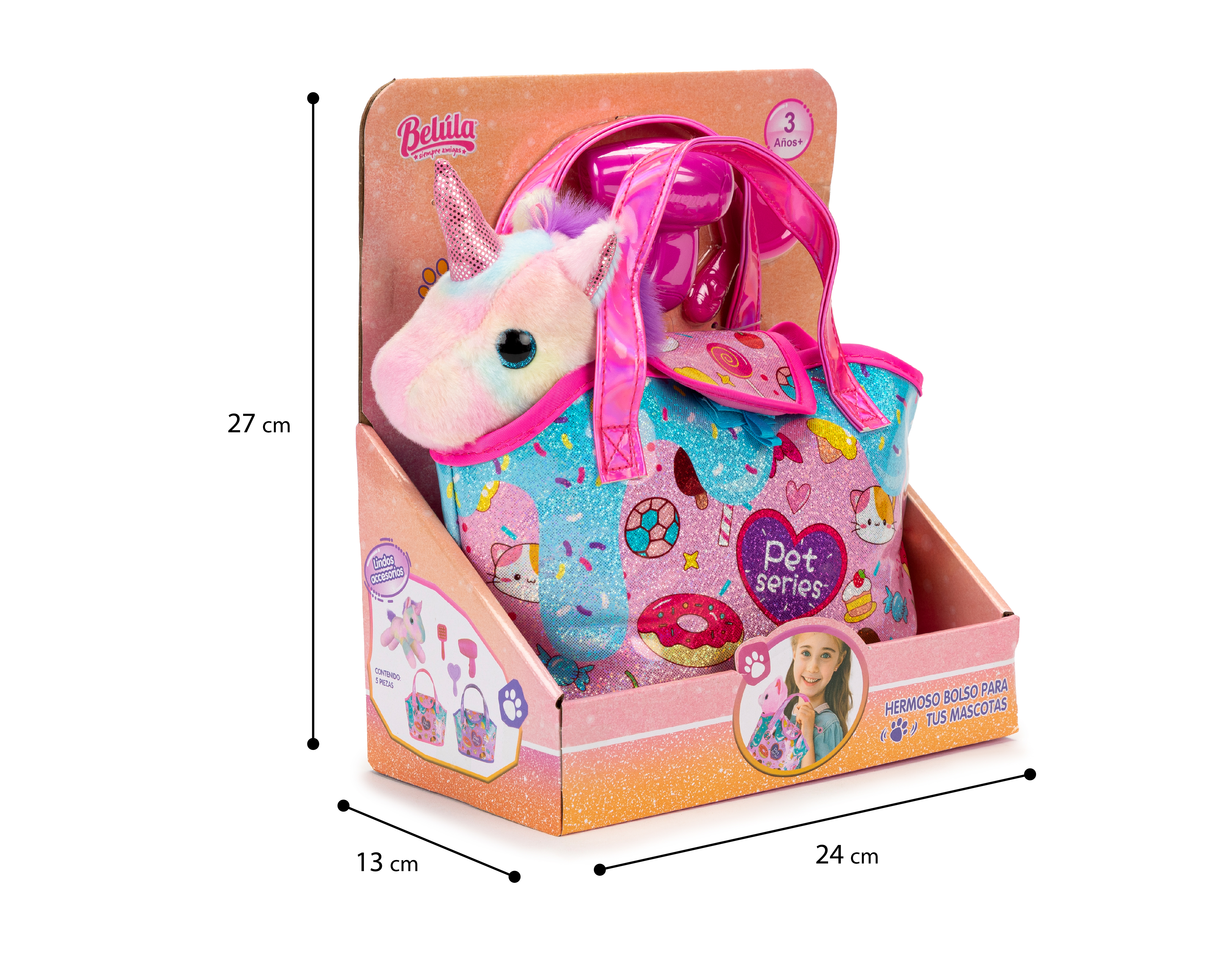 Foto 7 | Foto 7 | Bolsa Belúla con Peluche 5 Piezas