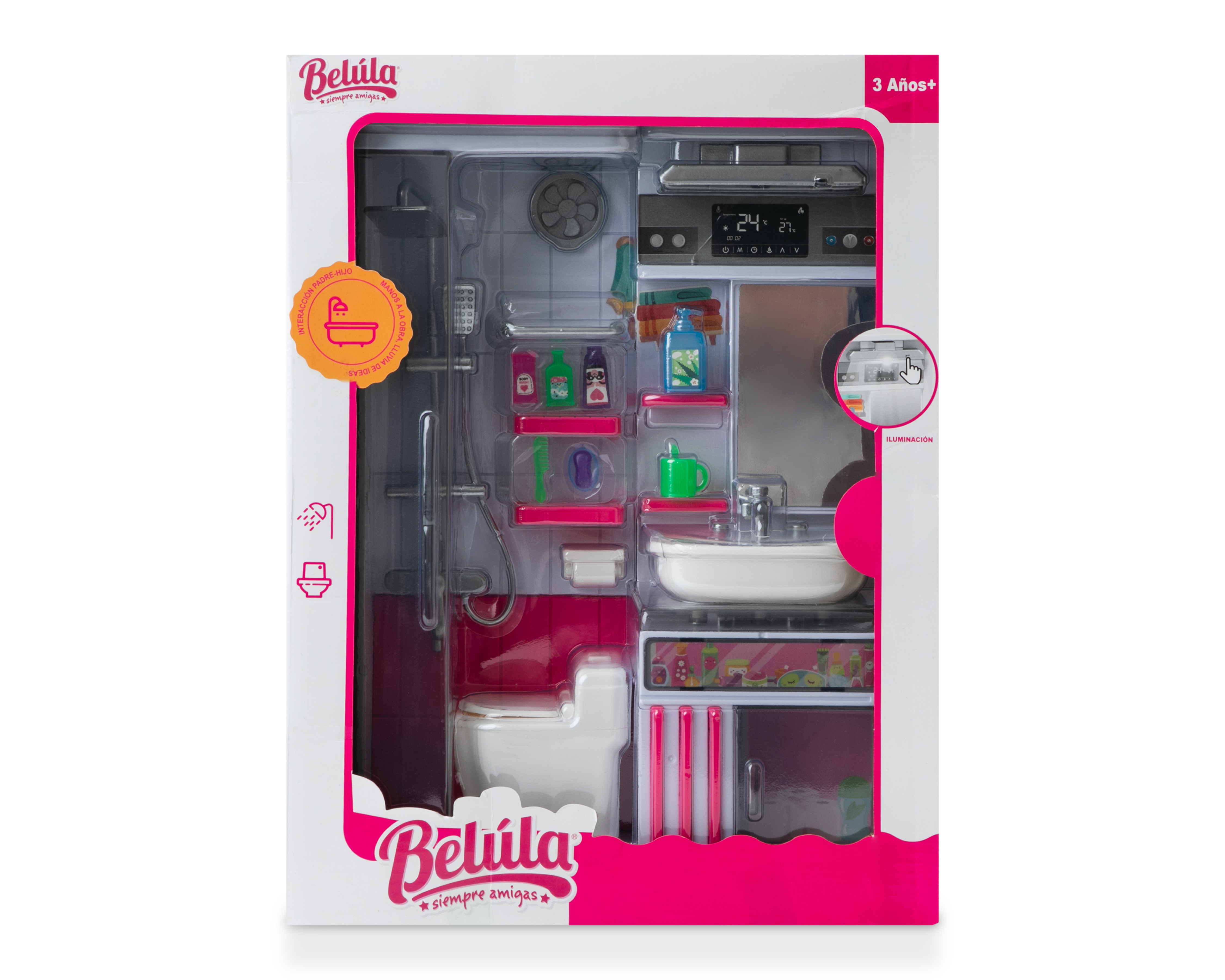 Foto 4 pulgar | Foto 3 | Baño de Juguete Belúla con Luces